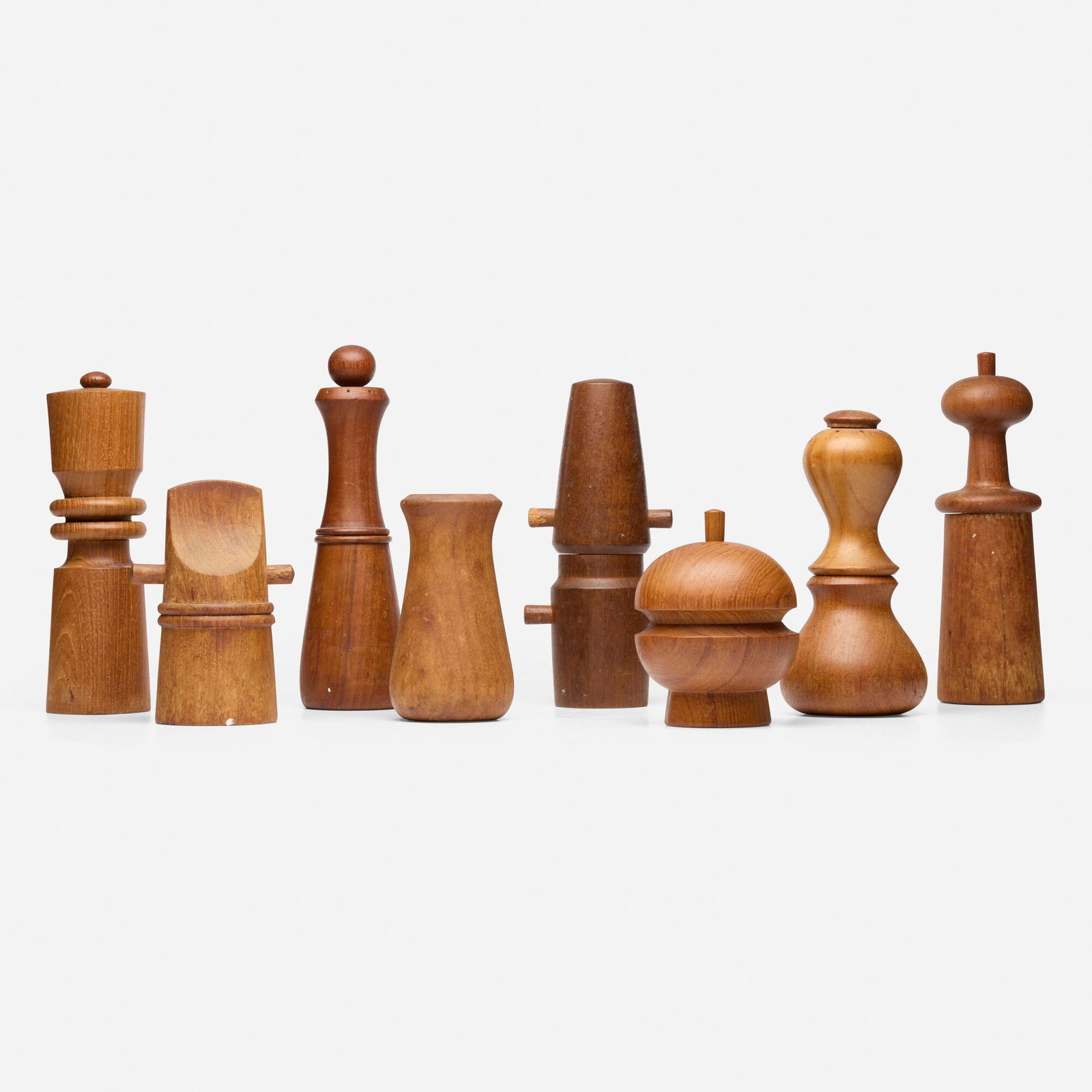 Jens Quistgaard, Collection of eight salt and pepper mills (1 of 4)