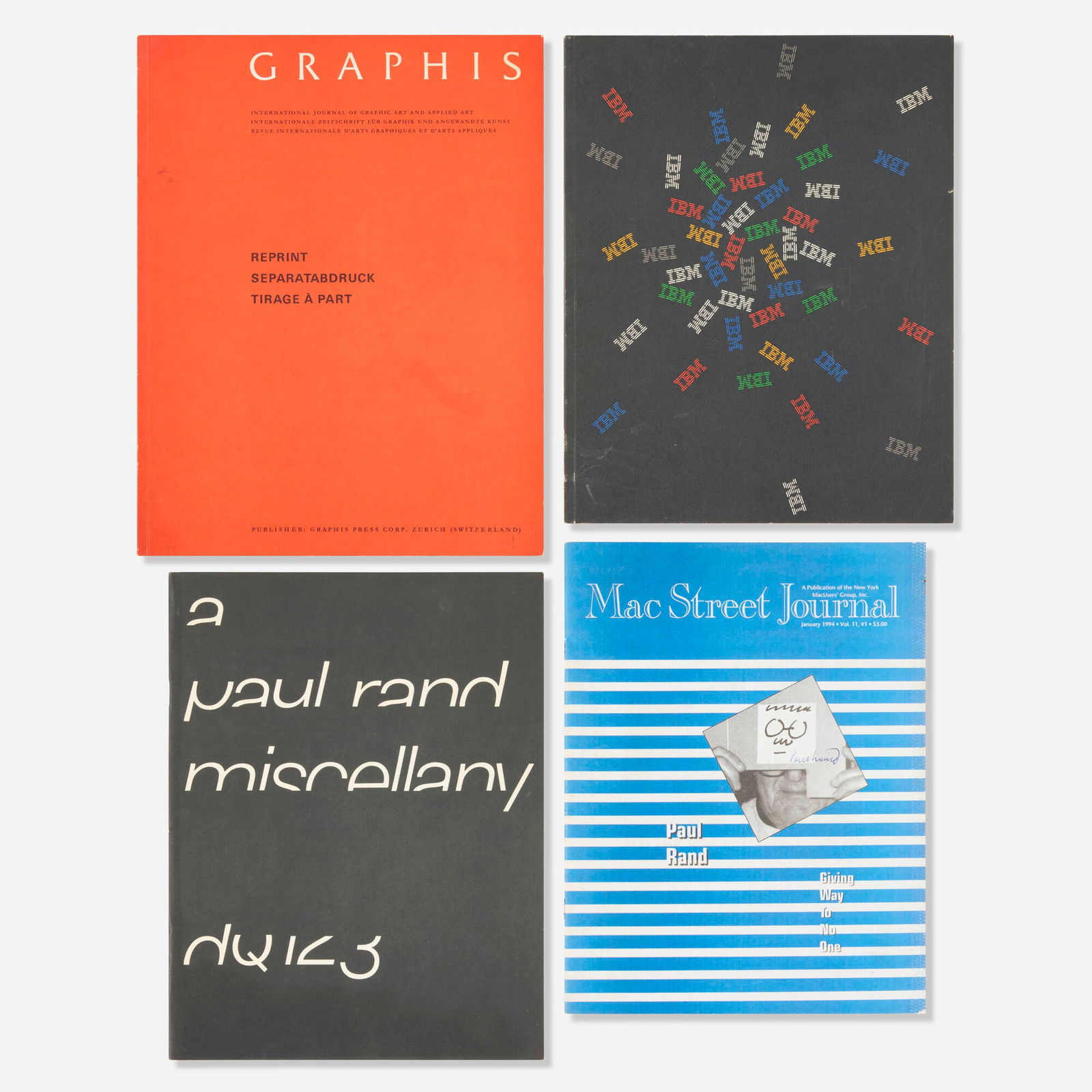 Paul Rand, Collection of ephemera (1 of 2)