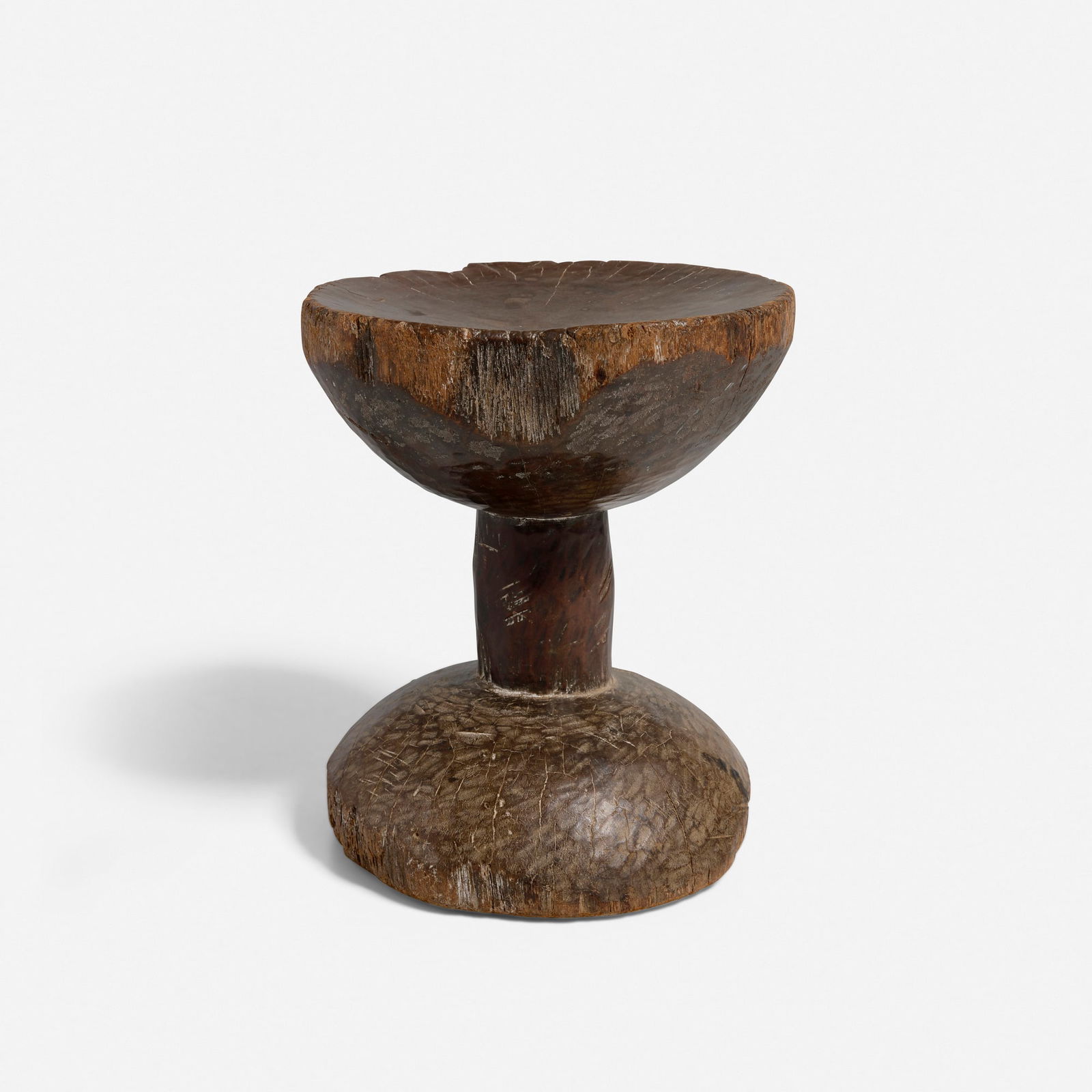 Dan, Stool: Dan Stool Liberia/Cote d'Ivoire, 20th centurycarved wood 9.125 h x 7.75 w x 6.5 d in (23 x 20 x 17 cm) Provenance: Baker Ferguson, Chicago | Acquired from the previous by the