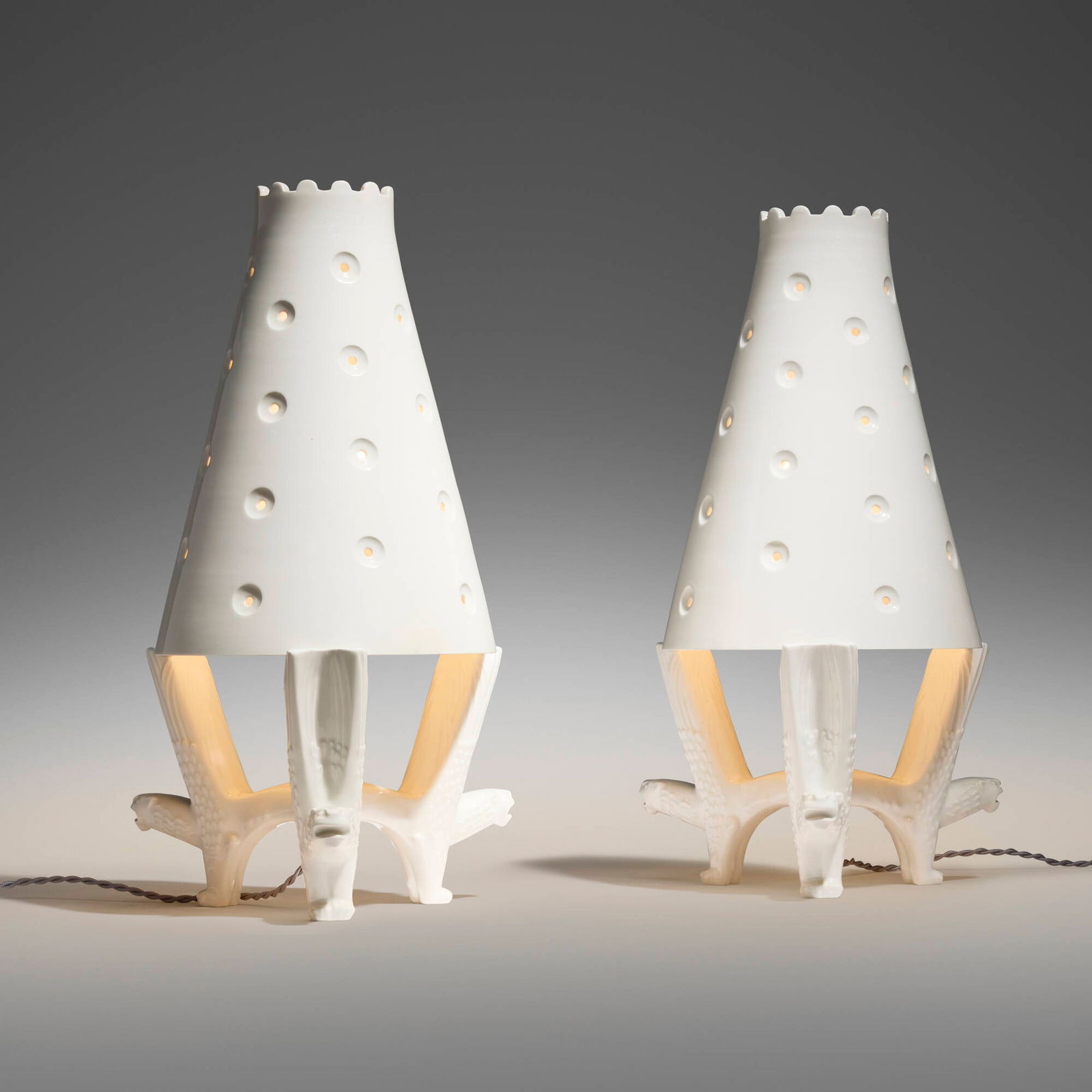 Adolf Wamper, Table lamps, pair (1 of 6)
