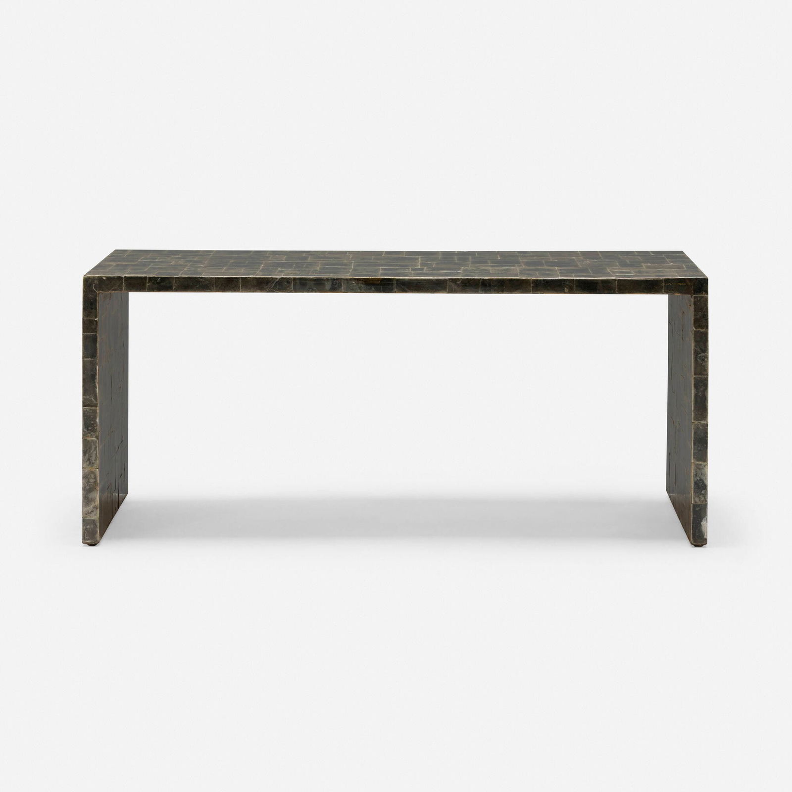 Jean-Michel Frank, Rare and Important table: Jean-Michel Frank Rare and Important table Chanaux et PelletierFrance, c. 1928mica over wood 16 h x 37.25 w x 15.75 d in (41 x 95 x 40 cm) Impressed manufacturer's mark to underside 'CP'