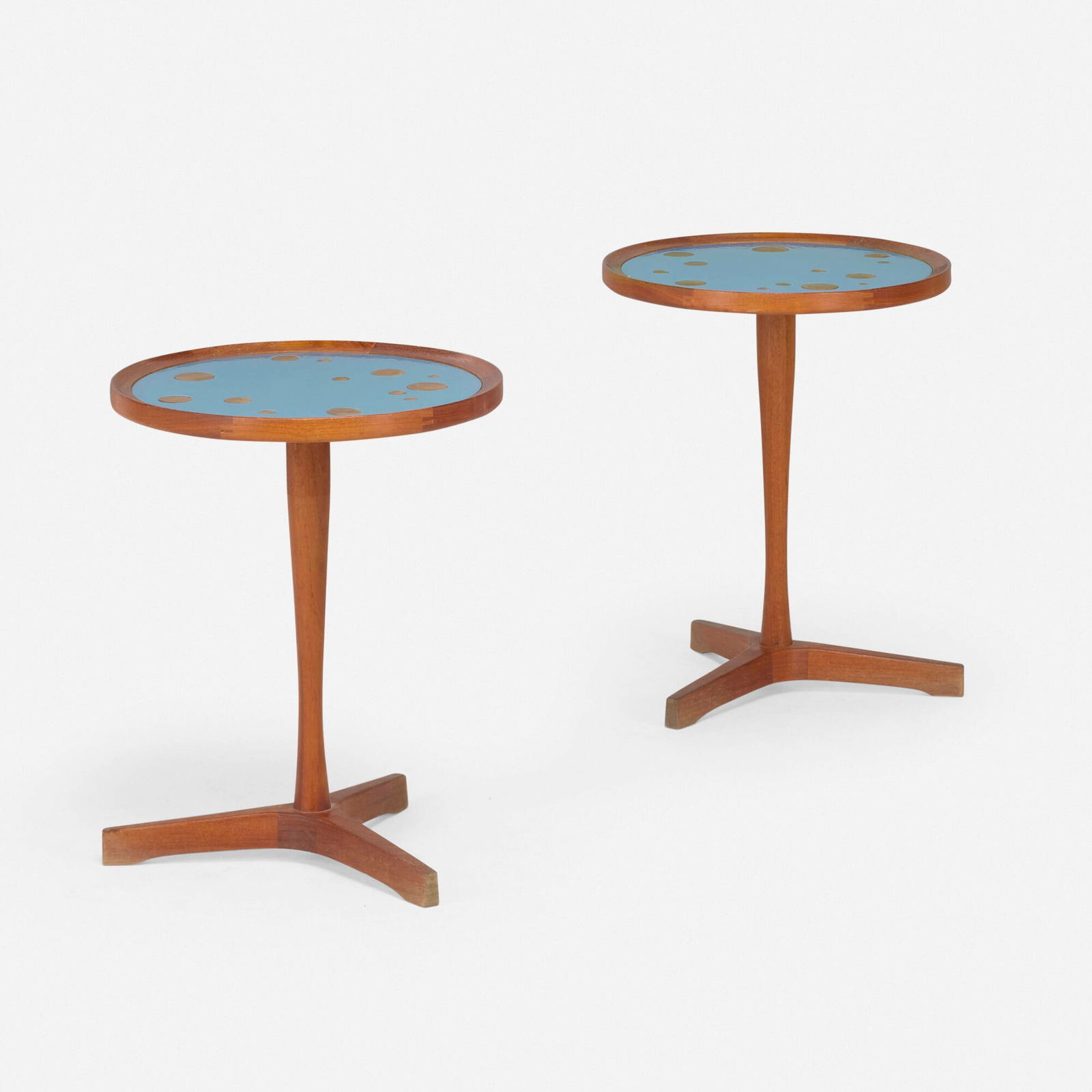 Amy Lau Design, Four Seasons occasional tables, pair (1 of 3)