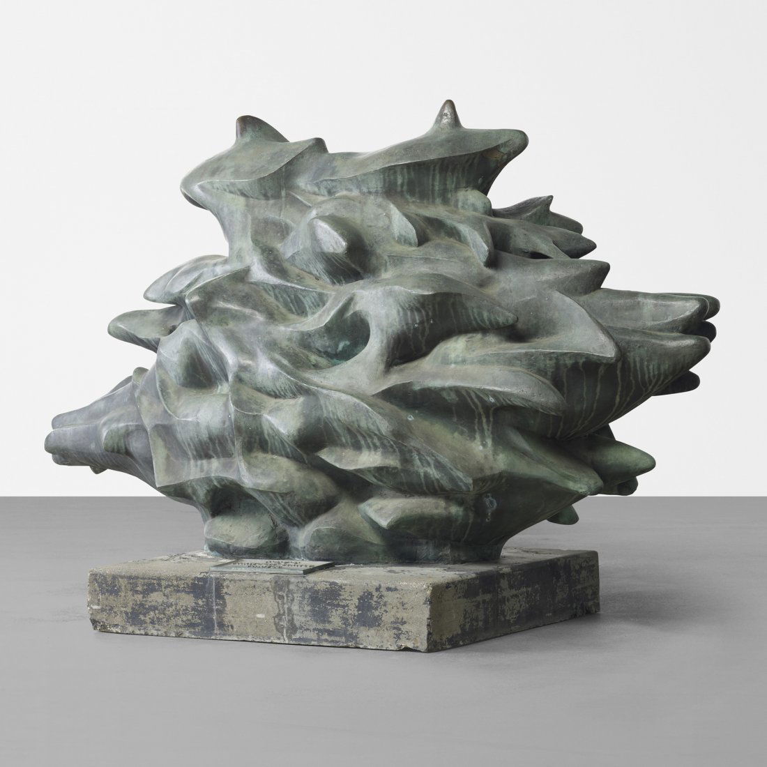 François Stahly Fête: François Stahly Fête France, 1965 bronze, concrete 47 h x 71.5 w inches Incised signature and number to the lower edge '1/3 F. Stahly'. This work is number 1 from the edition of 3. Literature: A Com