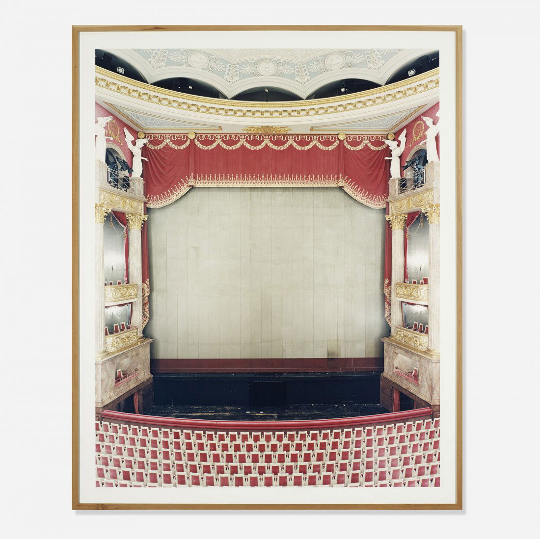 Candida Höfer Bayerische Staatsoper in München II: Candida Höfer Bayerische Staatsoper in München II Germany, 2005 c-print 99.75 h x 80.5 w inches Signed, titled and dated on applied studio label to the reverse 'Candida Höfer Bayerische Staatsoper