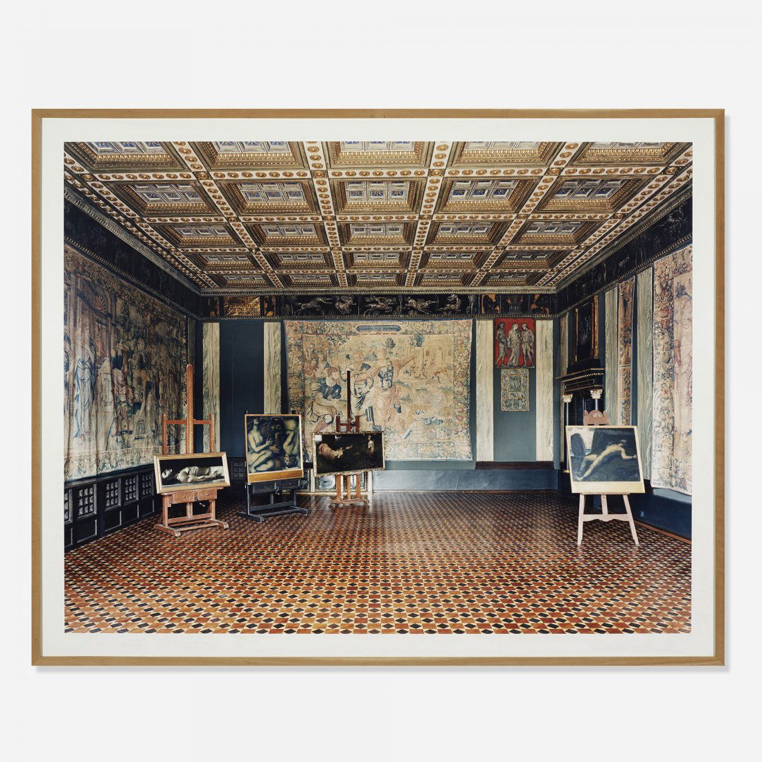 Candida Höfer Villa Stuck München VI: Candida Höfer Villa Stuck München VI Germany, 2005 c-print 80.5 h x 100.5 w inches Signed, titled and dated on applied studio label to the reverse 'Candida Höfer Villa Stuck München VI 2005 6/6'.