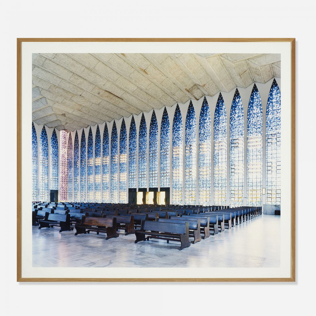 Candida Höfer Santuario dom Bosco: Candida Höfer Santuario dom Bosco Germany, 2005 c-print 80.5 h x 90.75 w inches Signed, titled and dated on applied studio label to the reverse 'Candida Höfer Santuario Dom Bosco Brasilia 2005 2/6'.