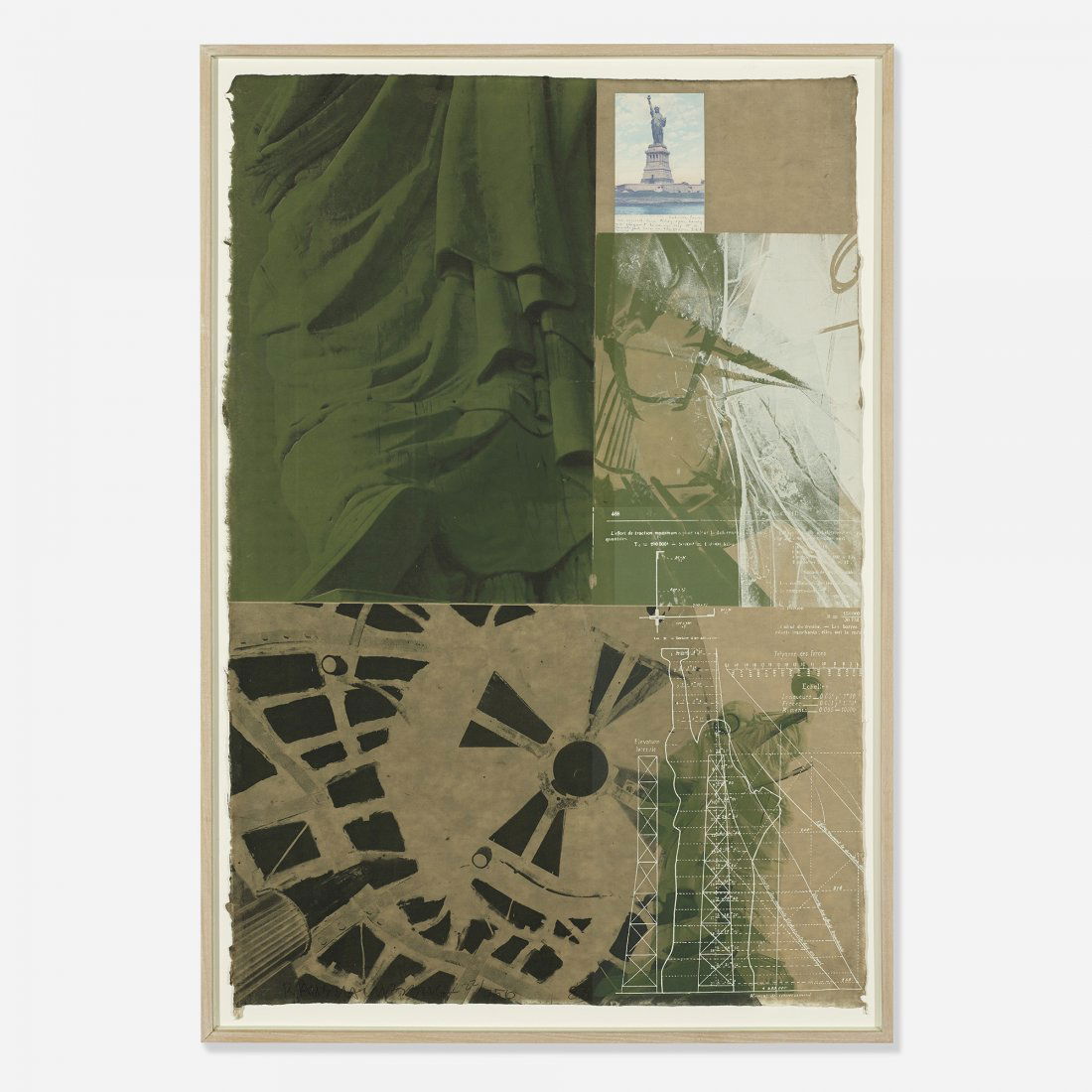 Robert Rauschenberg Statue of Liberty, New York: Robert Rauschenberg Statue of Liberty, New York USA, 1983 screenprint on paper 35.5 h x 24 w inches Signed, dated and numbered to the lower edge 'Rauschenberg 83 22/250'. This work is number 22 from t
