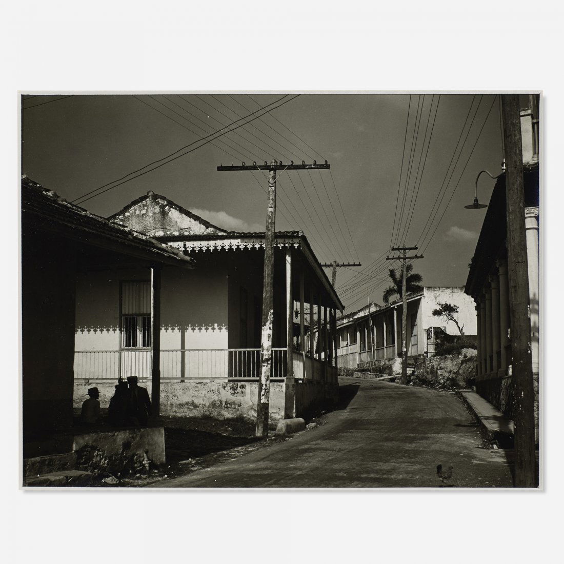 Walker Evans Country Town, Cuba: Walker Evans Country Town, Cuba USA, 1932 gelatin silver print 6 h x 7.75 w inches Signed, titled and dated to the reverse 'Walker Evans Country Town Cuba 1932'.