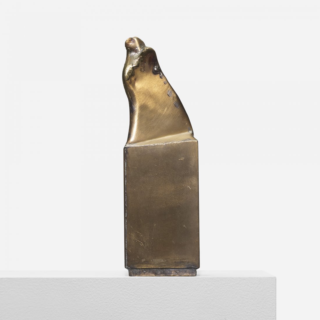 Richard Hunt untitled: Richard Hunt untitled USA, c. 1980 bronze 12.25 h x 4 w inches Impressed number to base '1'.