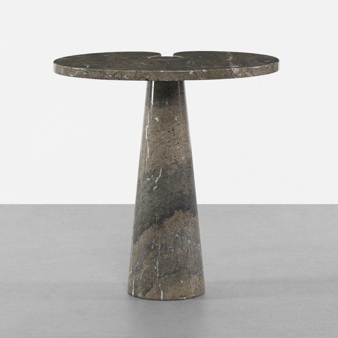 Angelo Mangiarotti occasional table: Angelo Mangiarotti occasional table from the Eros collection Fucina for Skipper Italy, 1971 marble 26.25 w x 18 d x 28 h inches Literature: Angelo Mangiarotti: Matter and Sense, Casati, unpaginated Il