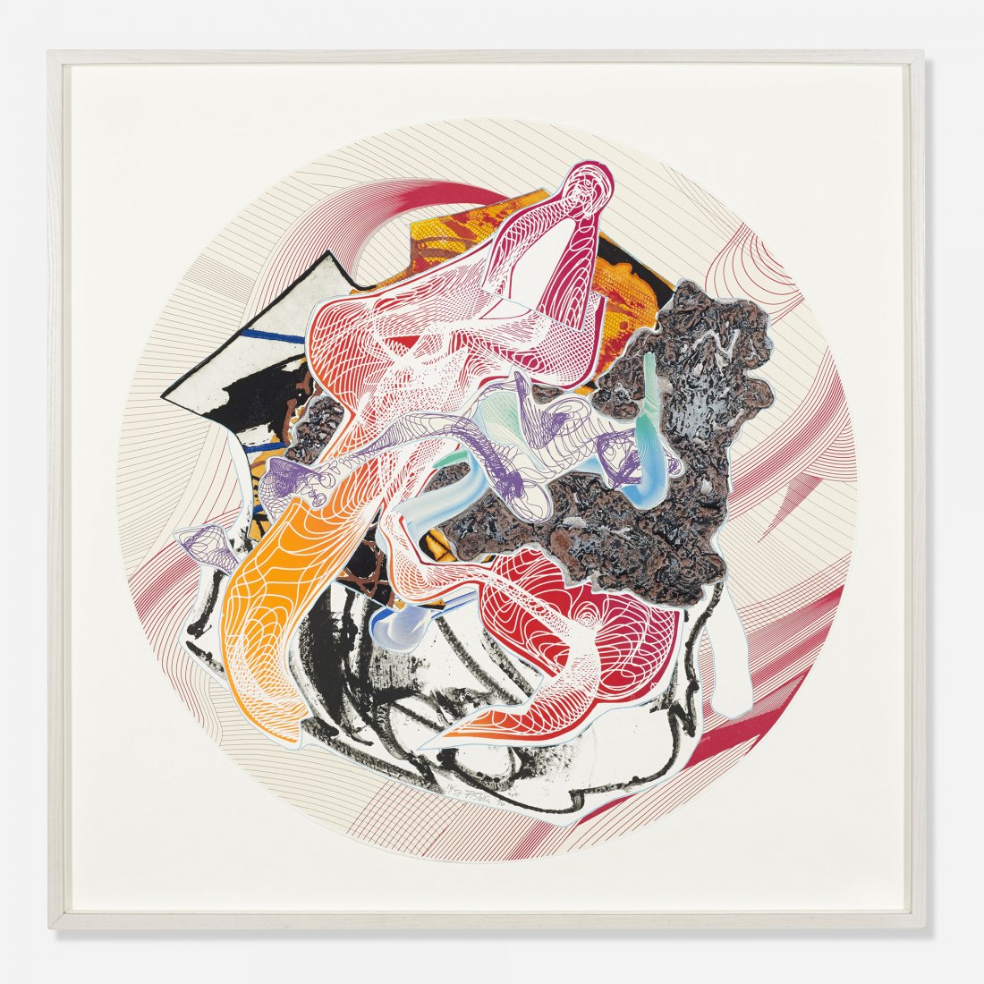 Frank Stella Bilbimtesirol: Frank Stella Bilbimtesirol from the Imaginary Places II series USA, 1996 lithograph, etching, relief, aquatint and embossing on paper 25.75 dia inches Signed, numbered and dated to the lower edge 'F.S