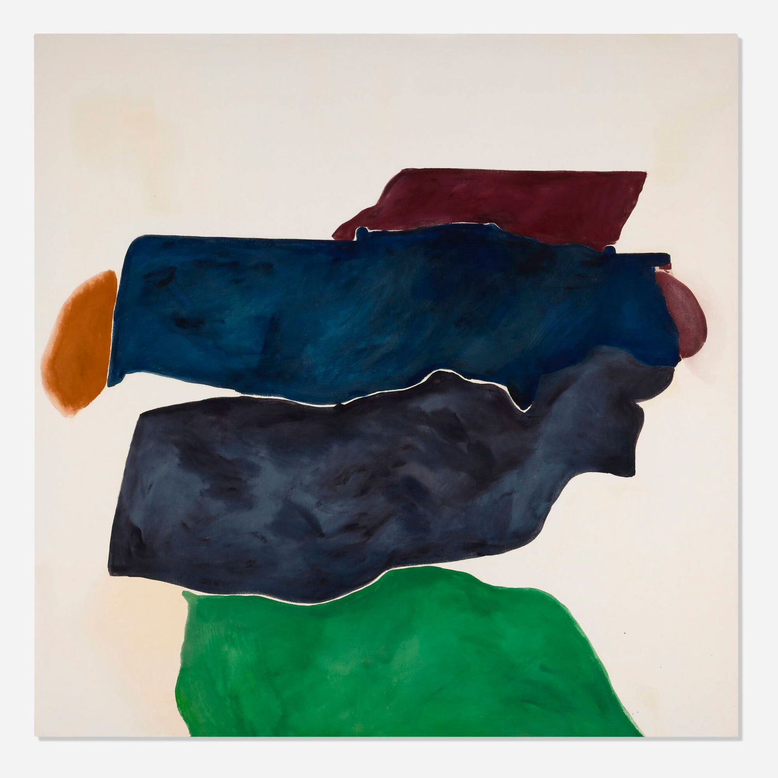 Jack Roth, Pecking Order: Jack Roth Pecking Order 1976acrylic on canvas 66 h x 66 w in (168 x 168 cm) Signed, titled and dated to verso 'Roth 76 Pecking Order' with estate stamps. Provenance: Es