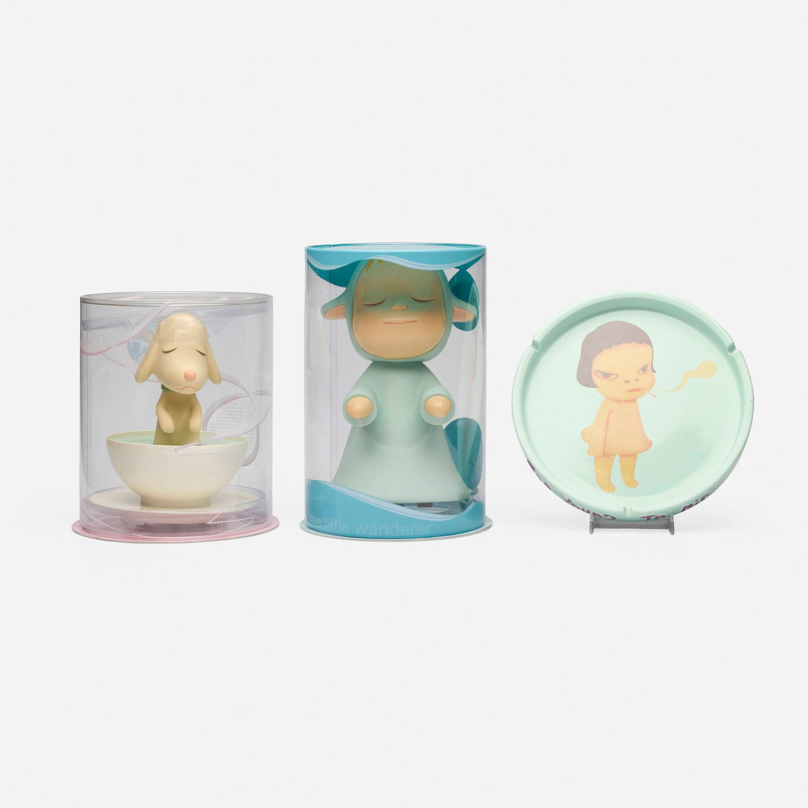 Yoshitomo Nara, Little Wanderer; Pup Cup; Too Young to Die (three works) (1 of 4)