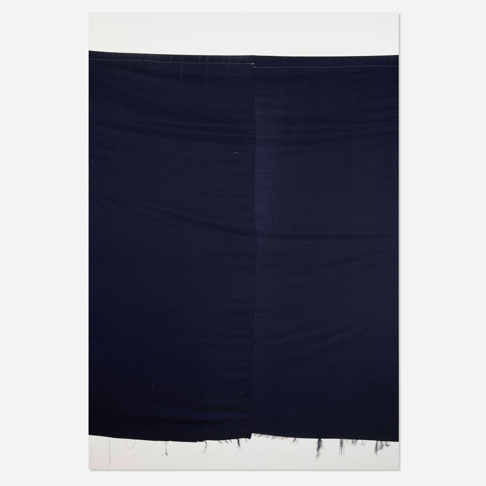 Richard Aldrich, Double Bed (Two Curtains Together): Richard Aldrich Double Bed (Two Curtains Together) 2011fabric on linen 84 h x 58 w in (213 x 147 cm) Provenance: Mitchell-Innes & Nash, New York | Private Collection