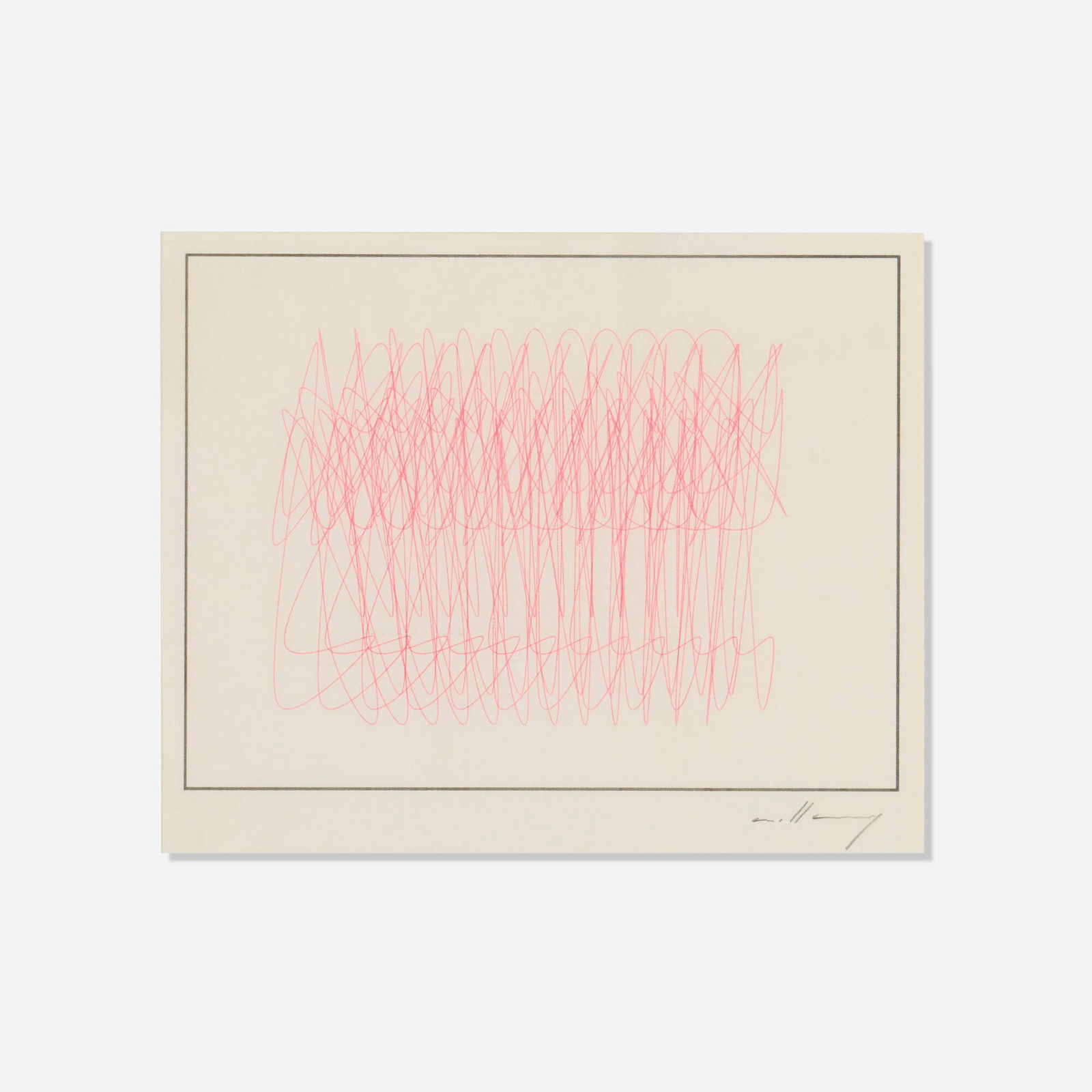 Robert Mallary, Untitled (from the Scribble Series) (1 of 4)