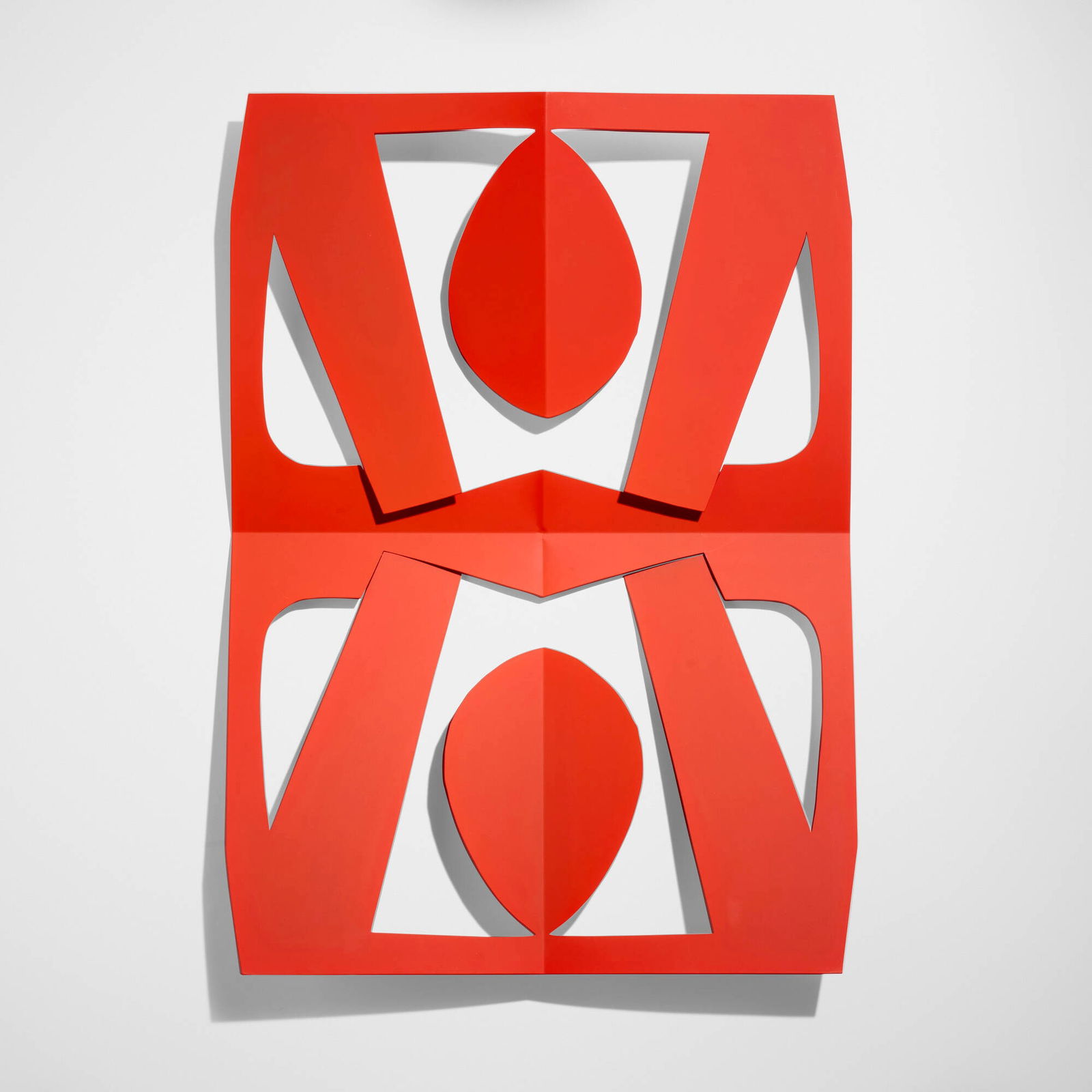 Matt Keegan, Cutout (Rorange): Matt Keegan Cutout (Rorange) 2016powder-coated laser cut steel 30 h x 23 w in (76 x 58 cm) Provenance: Private Collection, New York This work will ship fro