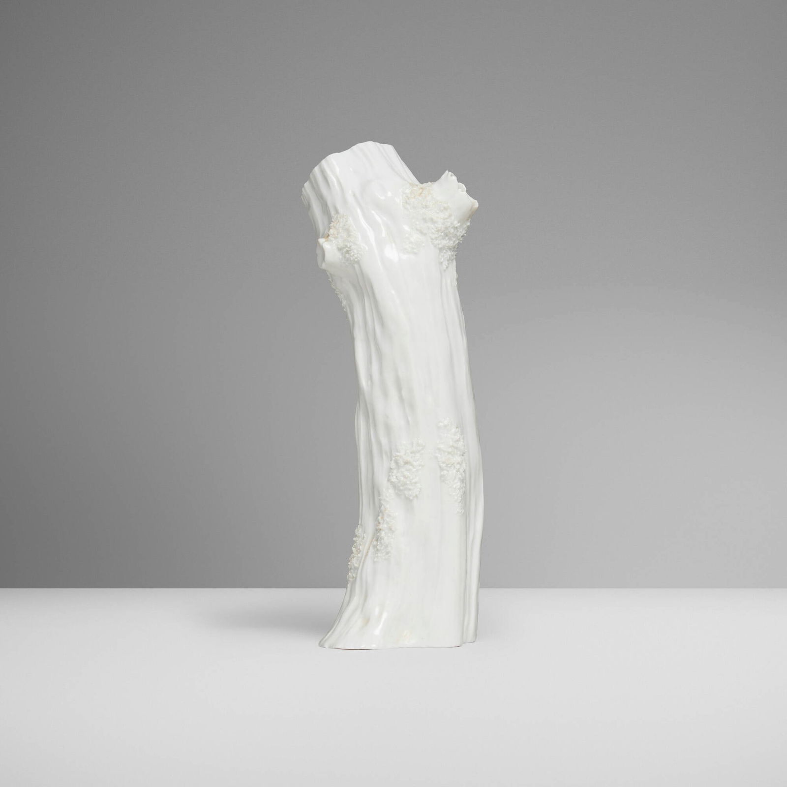 Ted Muehling, Branch vase: Ted Muehling Branch vase NymphenburgUSA, 2004glazed porcelain 10.25 h x 4 w x 3 d in (26 x 10 x 8 cm) Stamped manufacturer's mark to underside of vase 'Porzellan Manufacture Nymphenburg'