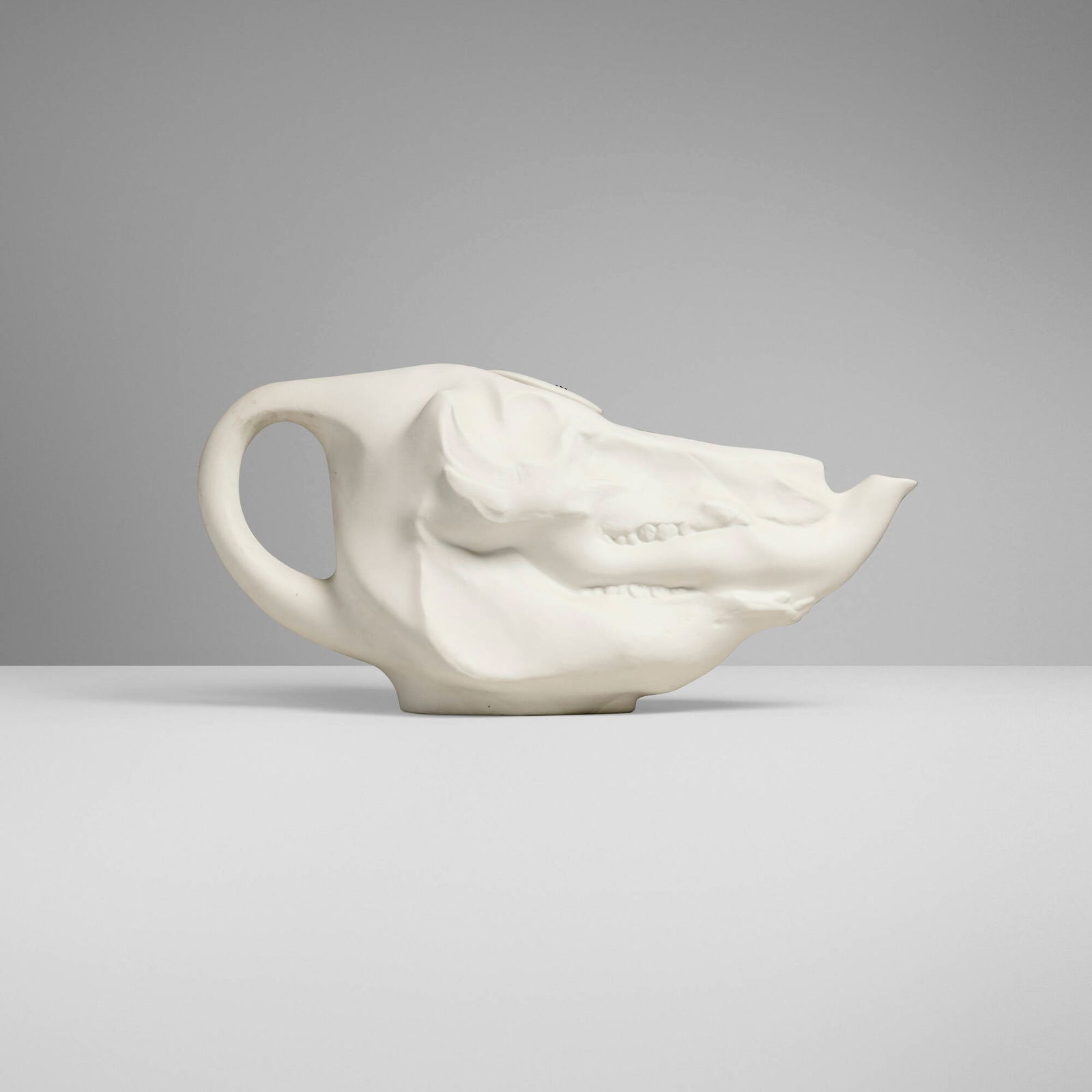 Wieki Somers, High Tea Pot and Cozy: Wieki Somers High Tea Pot and Cozy Studio Wieki Somers2003porcelain, muskrat fur, stainless steel, leather 9 h x 18 w x 9 d in (23 x 46 x 23 cm) Incised signature and date to underside o