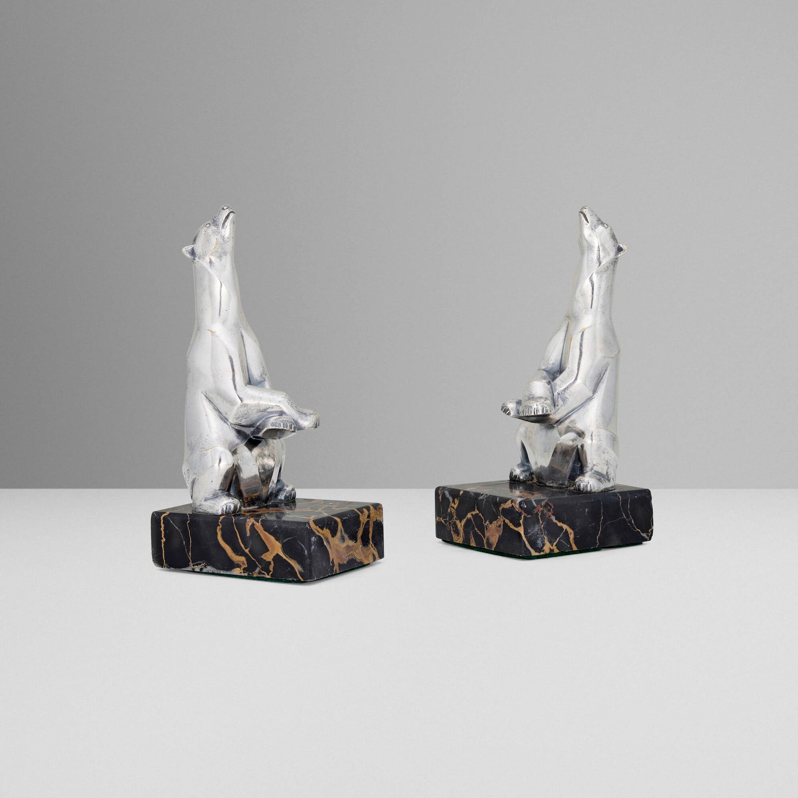 Georges Lavroff, Standing polar bear bookends, pair (1 of 4)