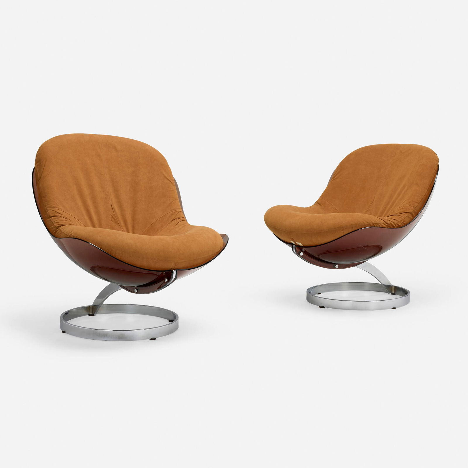 Boris Tabacoff, Sphere lounge chairs, pair (1 of 4)