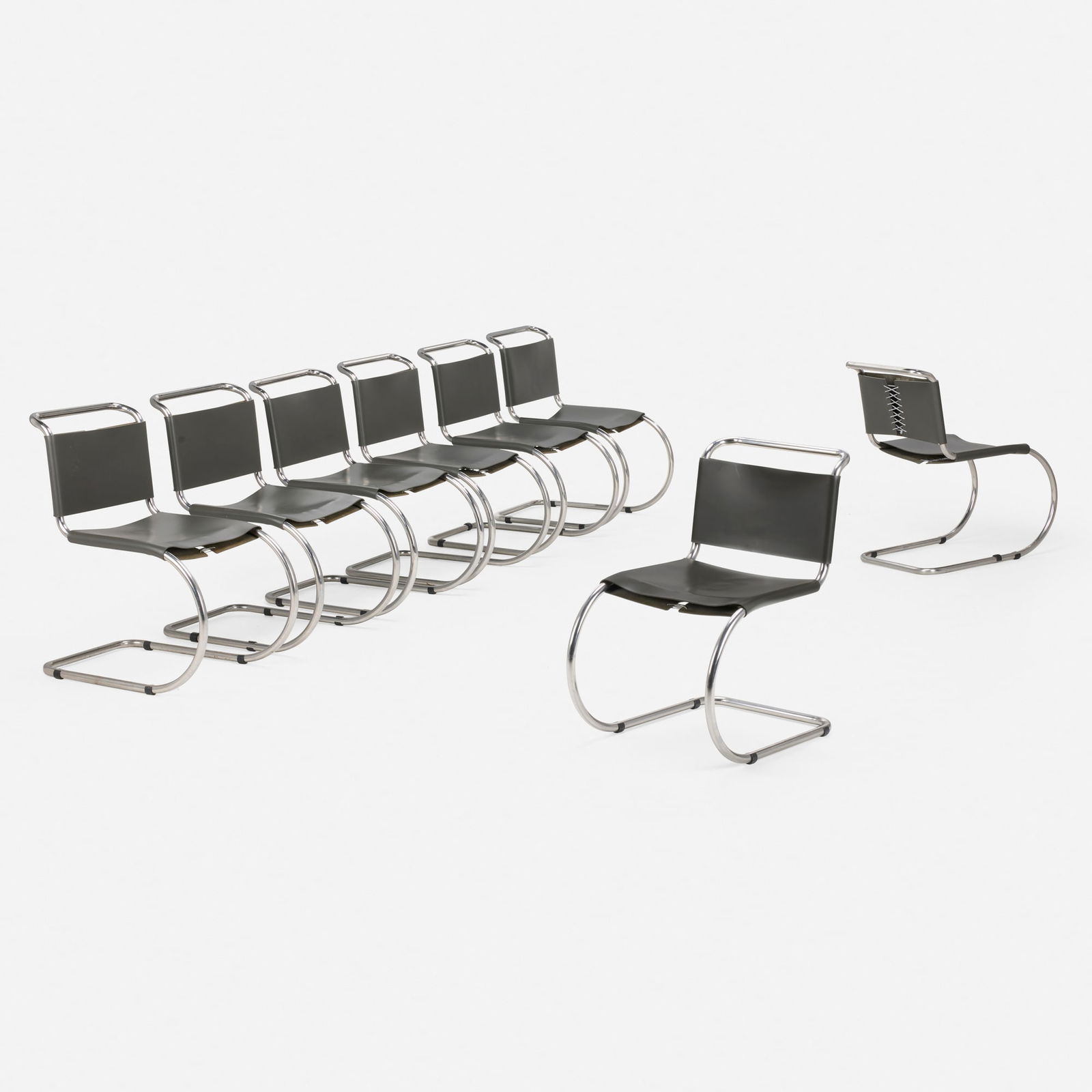 Ludwig Mies van der Rohe, MR10 chairs, set of eight (1 of 5)