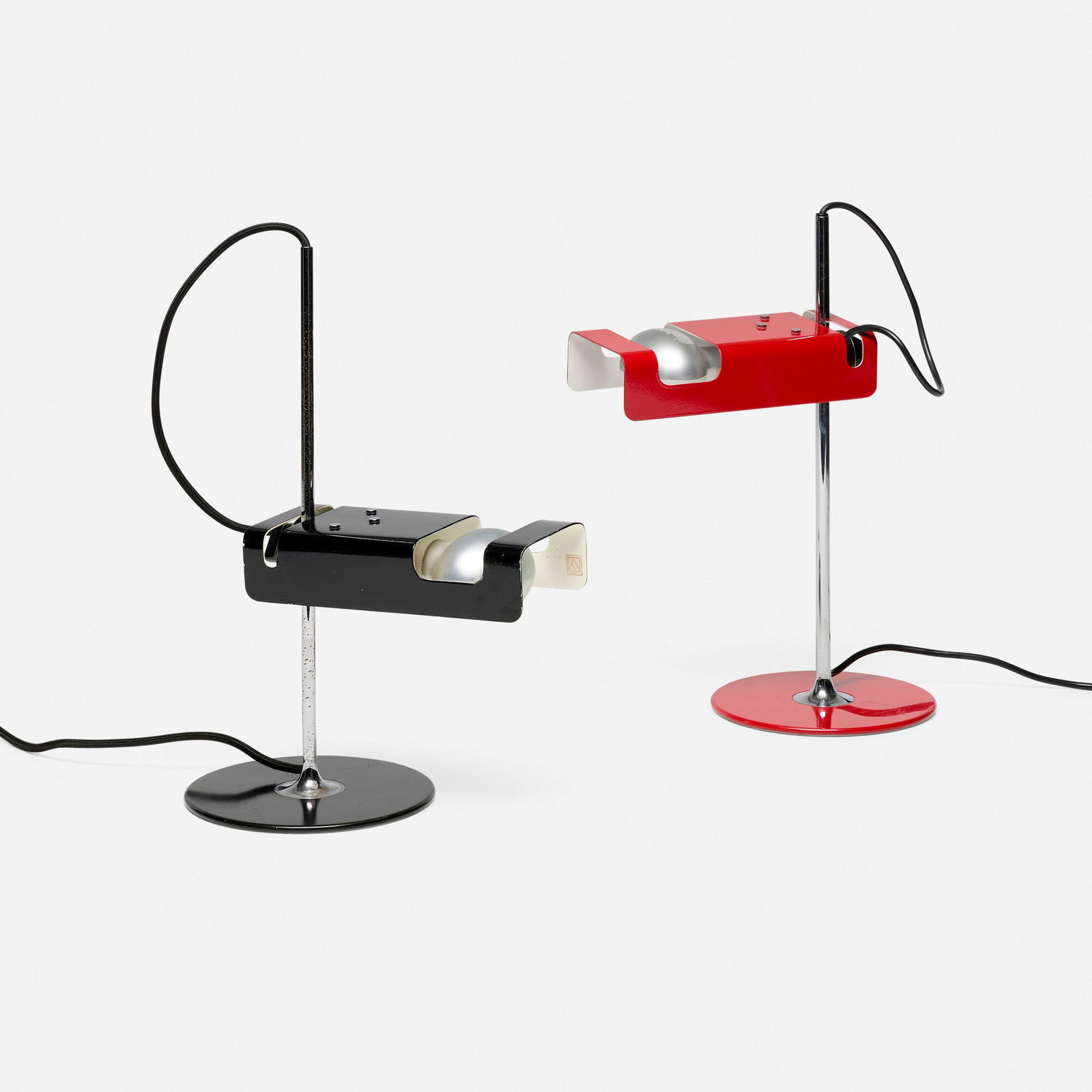 Joe Colombo, Spider table lamps, pair (1 of 5)