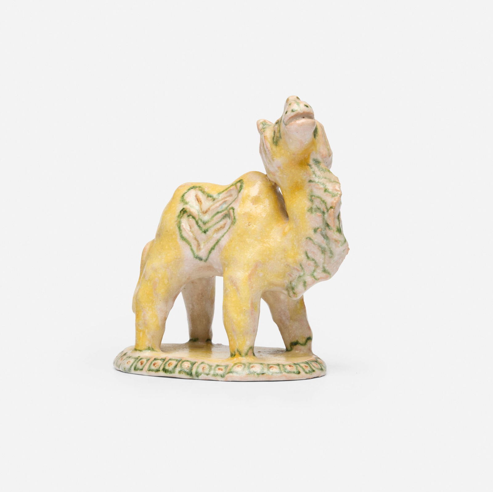 Guido Gambone, Camel: Guido Gambone Camel Italy, c. 1960glazed stoneware 6.5 h x 6.25 w x 3.75 d in (17 x 16 x 10 cm) Glazed signature and donkey mark to underside 'Gambone Italy'. Provenance: