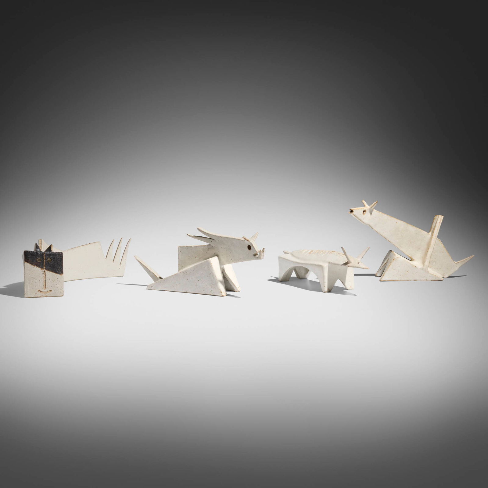 Bruno Gambone, Collection of four animal sculptures (1 of 6)