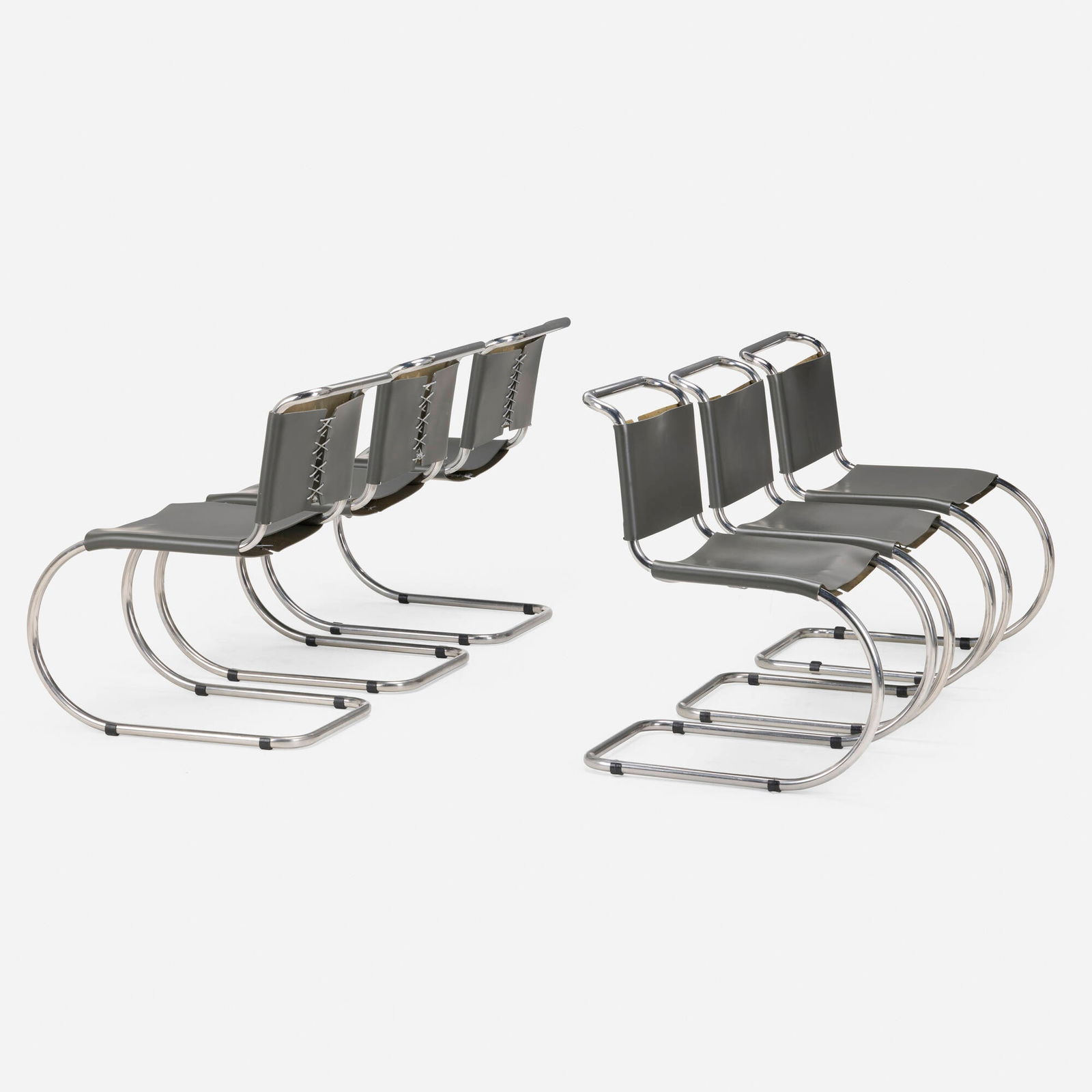 Ludwig Mies van der Rohe, MR10 chairs, set of six (1 of 5)