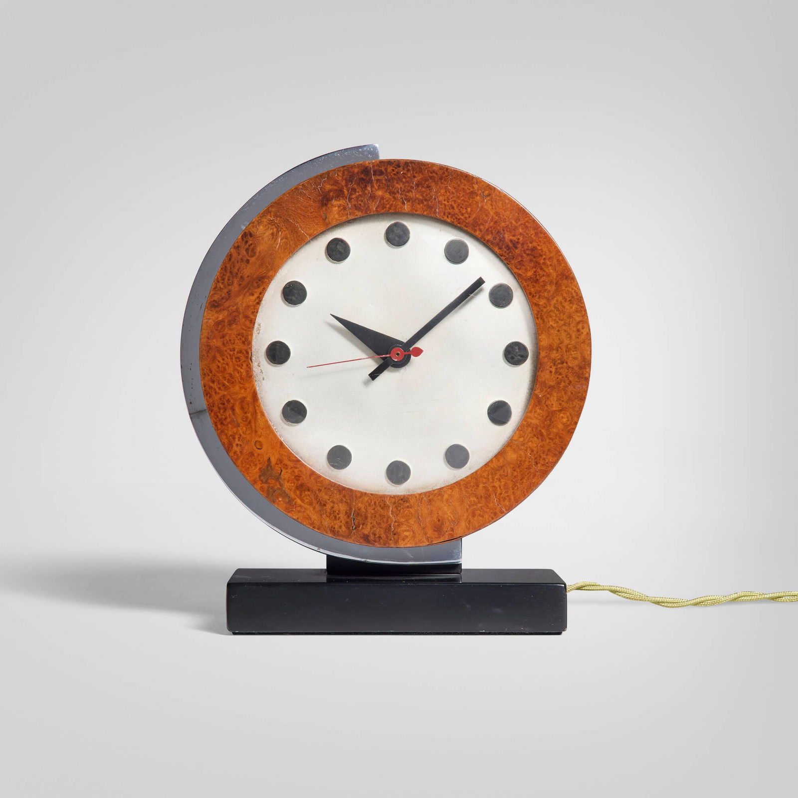 Gilbert Rohde, Table clock, model 4084B (1 of 4)