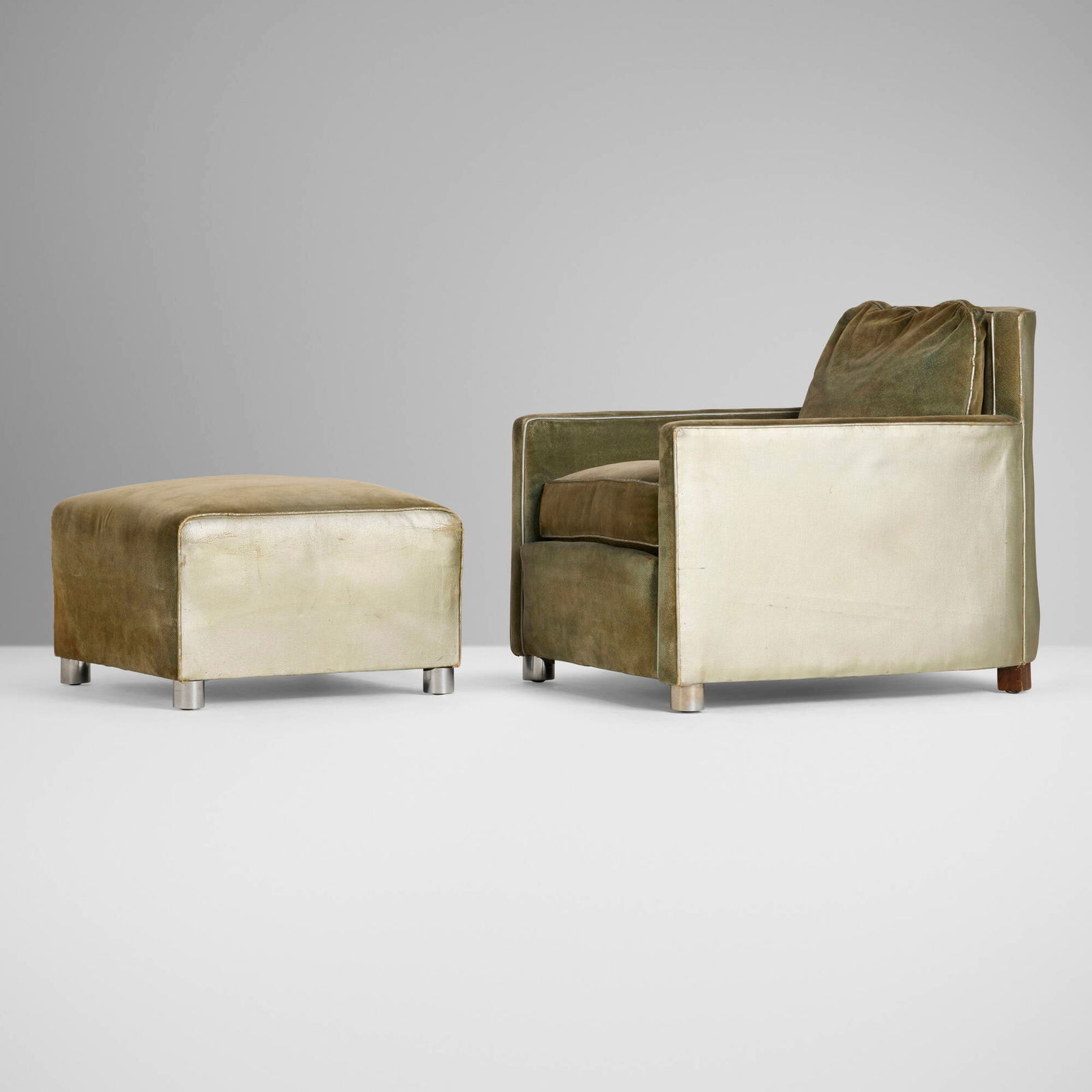 Gilbert Rohde, Chair and ottoman (1 of 5)