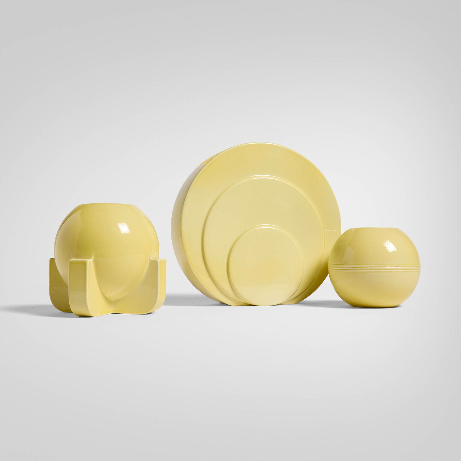 Trenton Potteries, Vases, set of three (1 of 6)