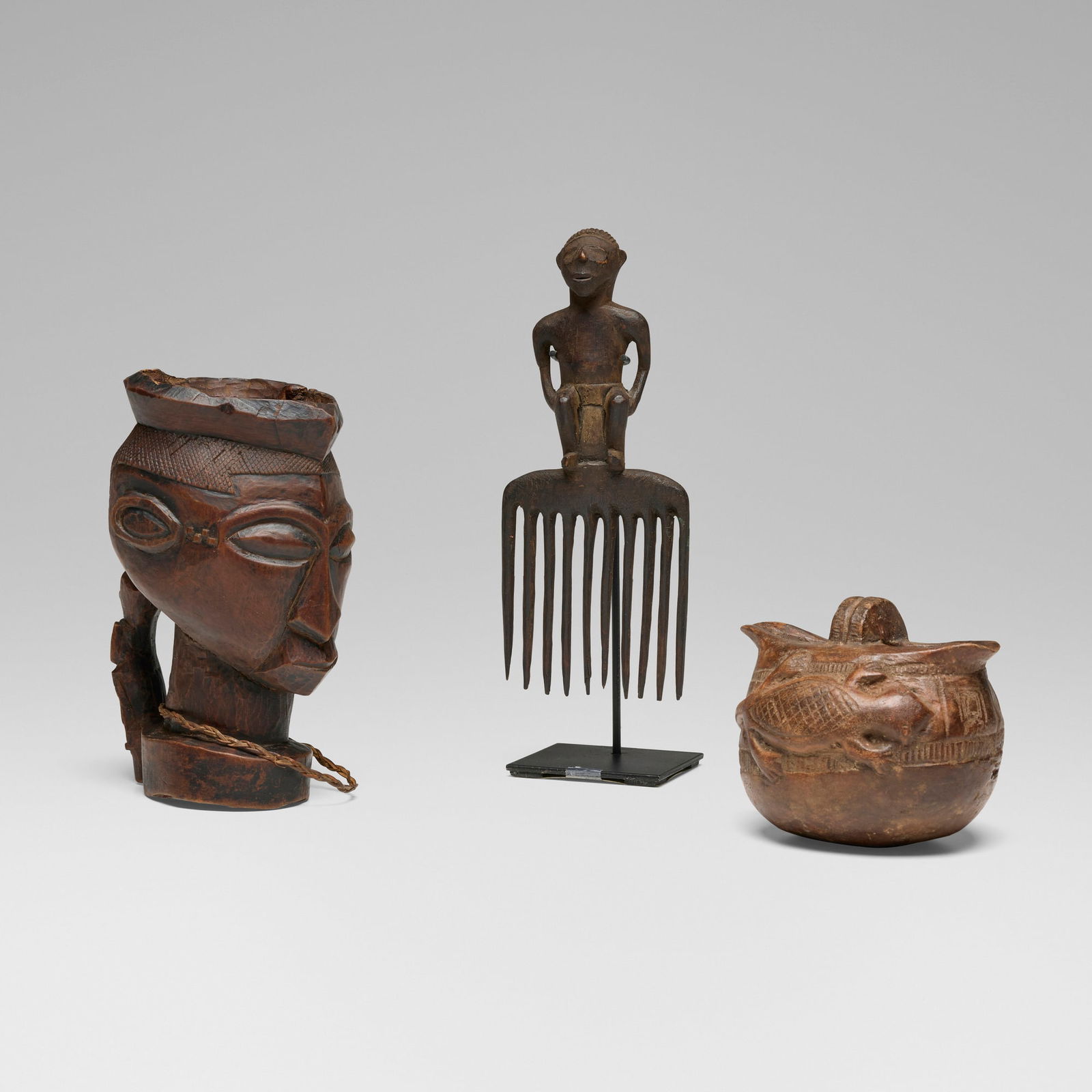 African, Collection of three objects (1 of 4)