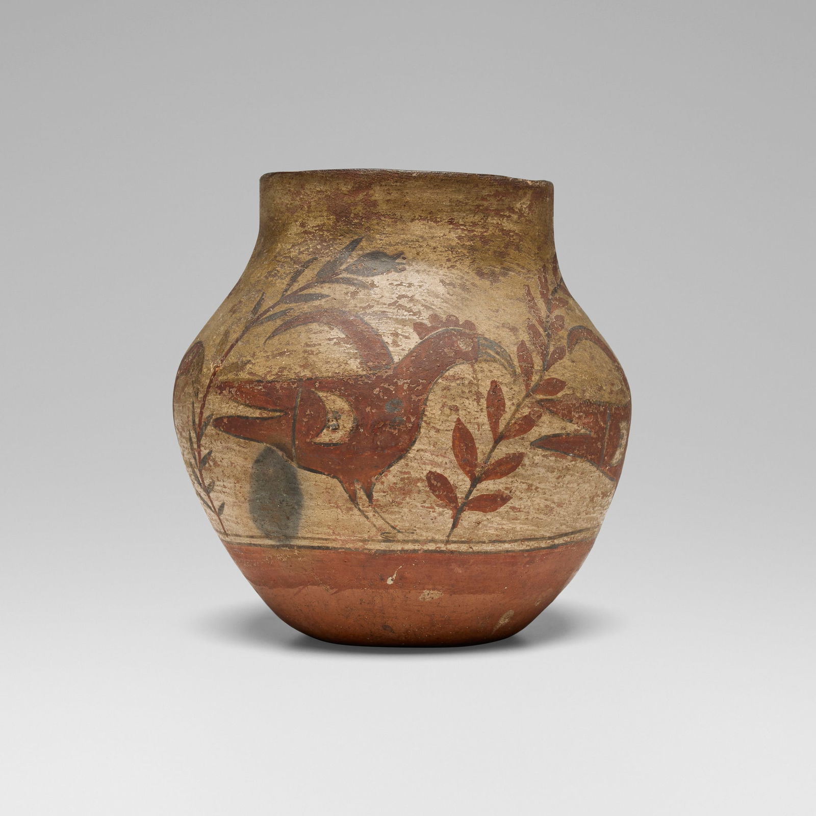 Zia Pueblo, Polychrome Olla (water jar) (1 of 3)