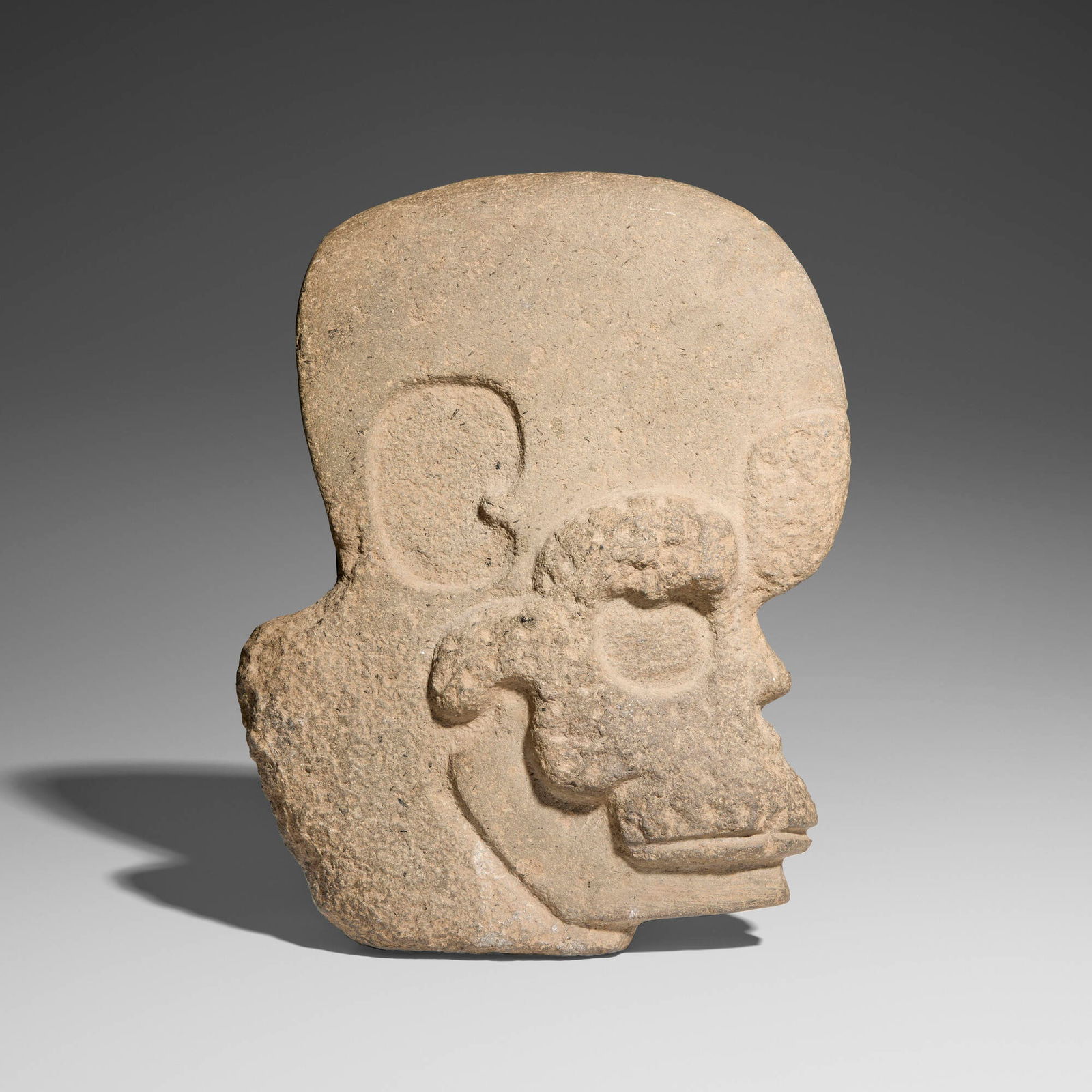 Maya, Stone head hacha (1 of 4)
