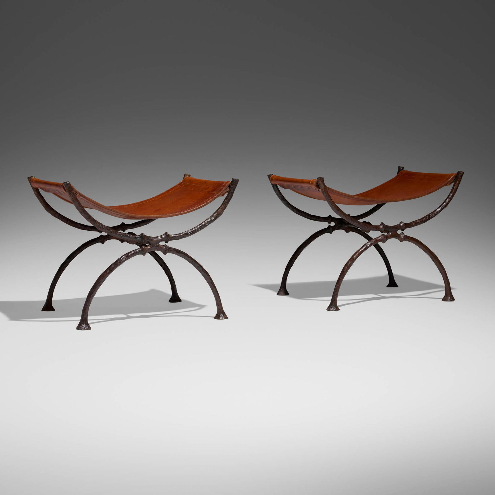 Selected By Frances Elkins, Benches from the Mrs. Lester Armour residence, Lake Bluff, IL, pair (1 of 5)