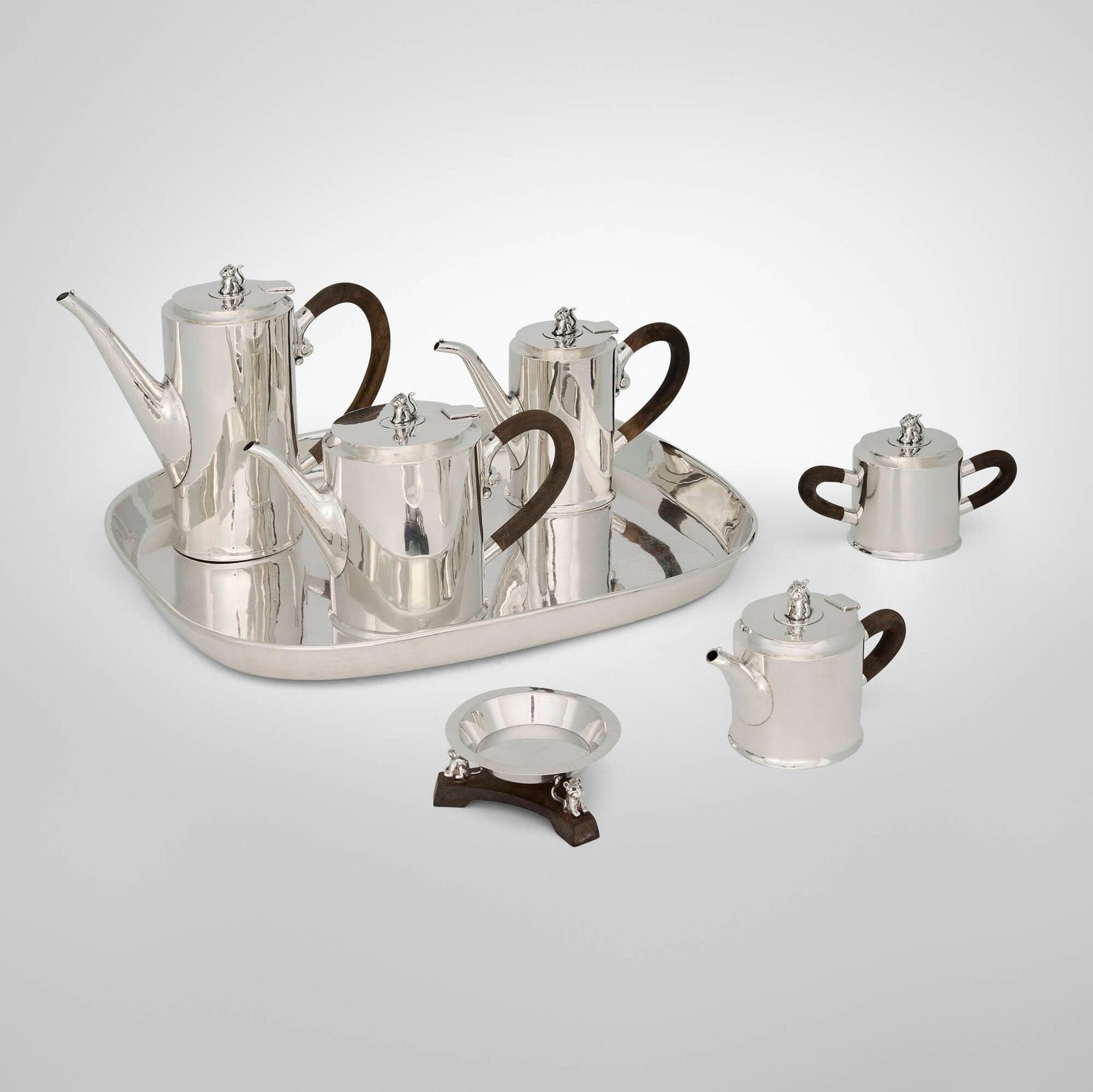 William Spratling, Jaguar seven-piece coffee and tea service (1 of 5)