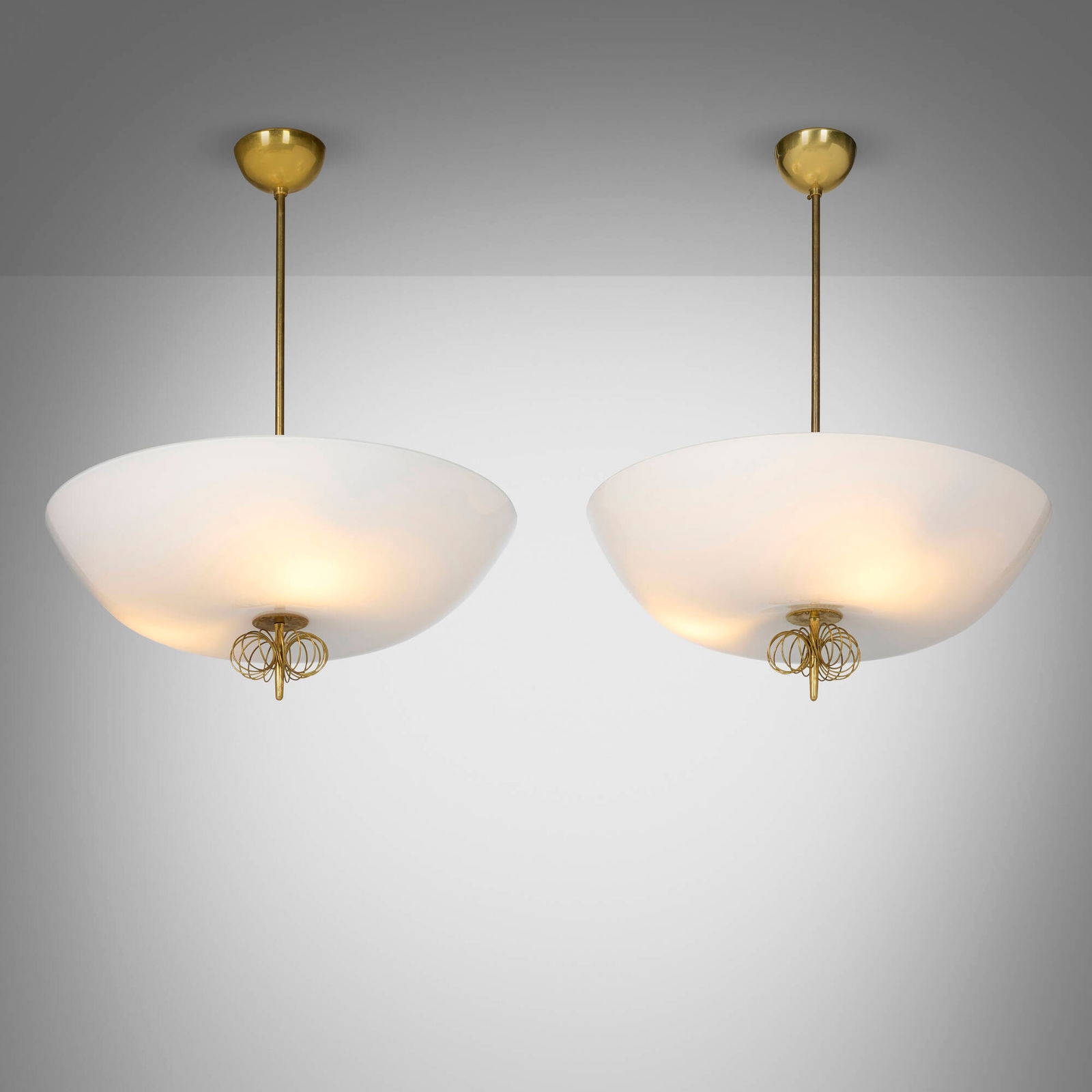 Paavo Tynell, Hanging lamps model 1088, pair (1 of 4)