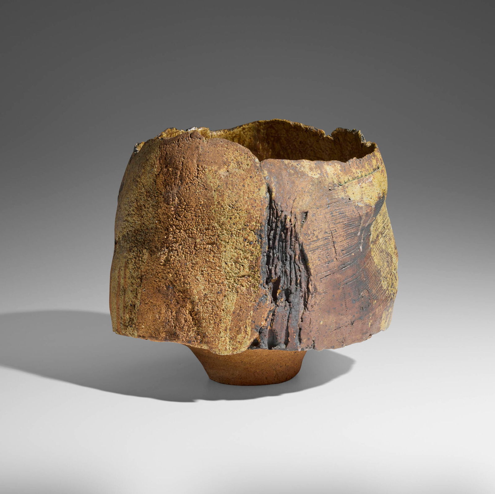 Ruth Duckworth, Untitled (Vessel): Ruth Duckworth Untitled (Vessel) Germany/USAglazed stoneware 12.75 h x 13 dia in (32 x 33 cm) Provenance: Acquired directly from the artist, Private Collection | Toomey & Co.,