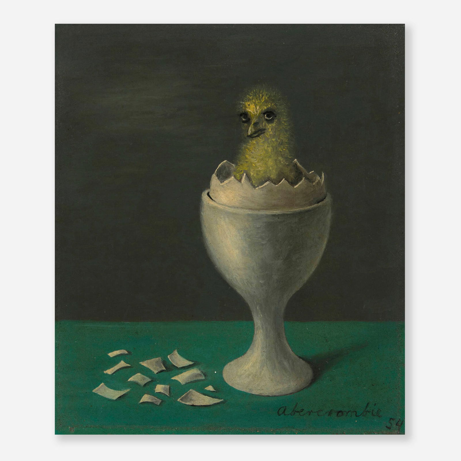 Gertrude Abercrombie, Chick in Egg Cup (Which Came First: Chick and Egg Shell) (1 of 5)