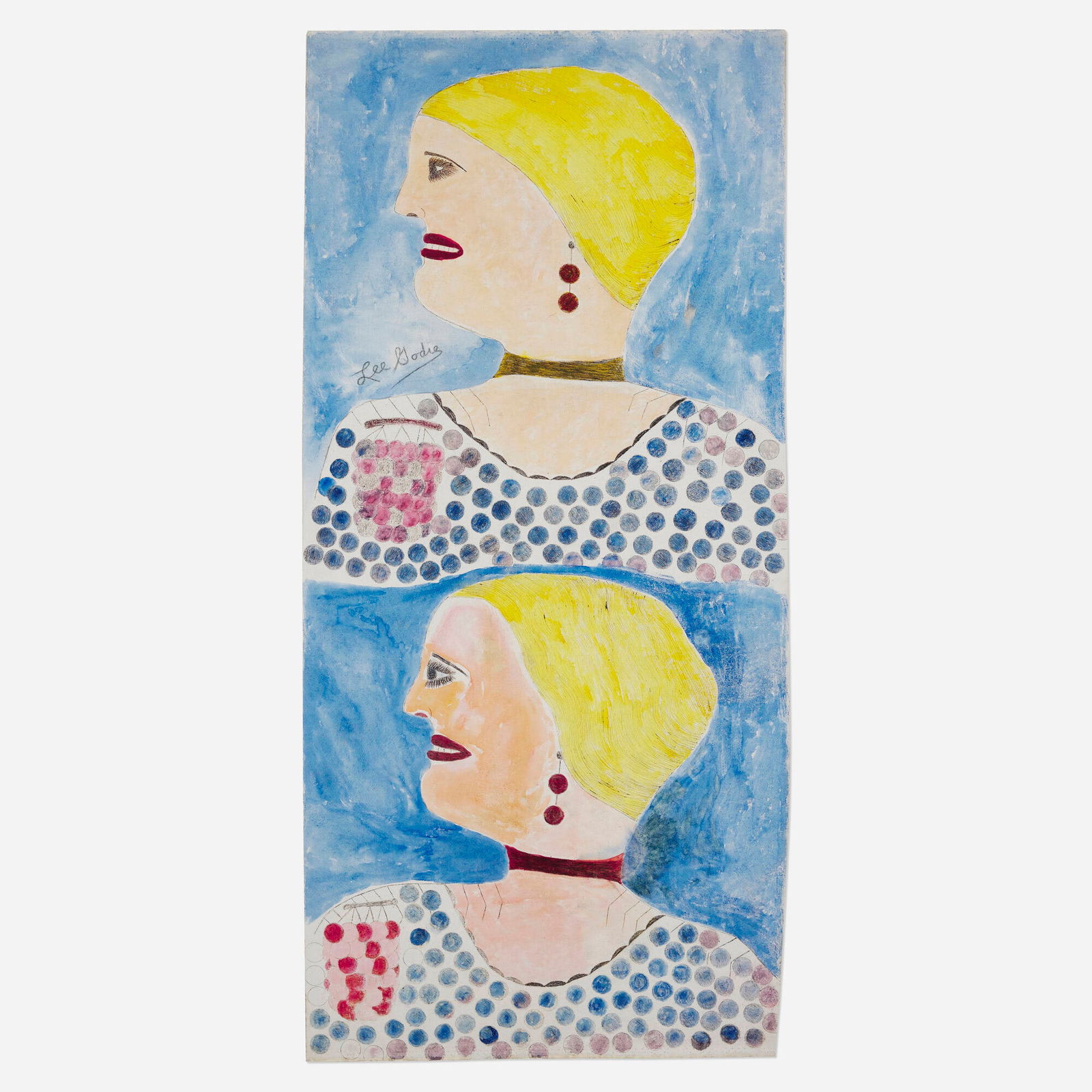 Lee Godie, Untitled (An Actress) (1 of 4)