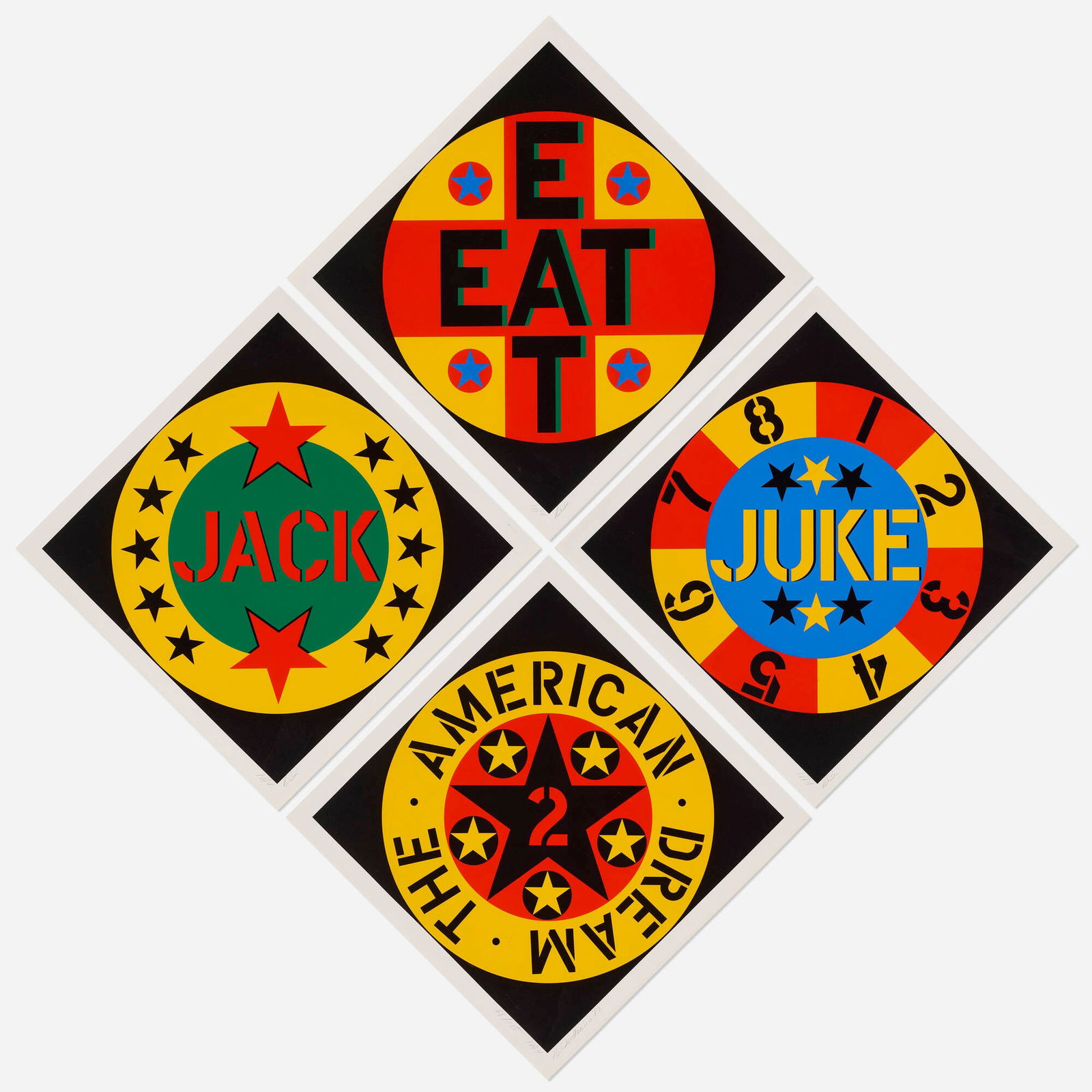 Robert Indiana, The American Dream No. 2 (1 of 3)