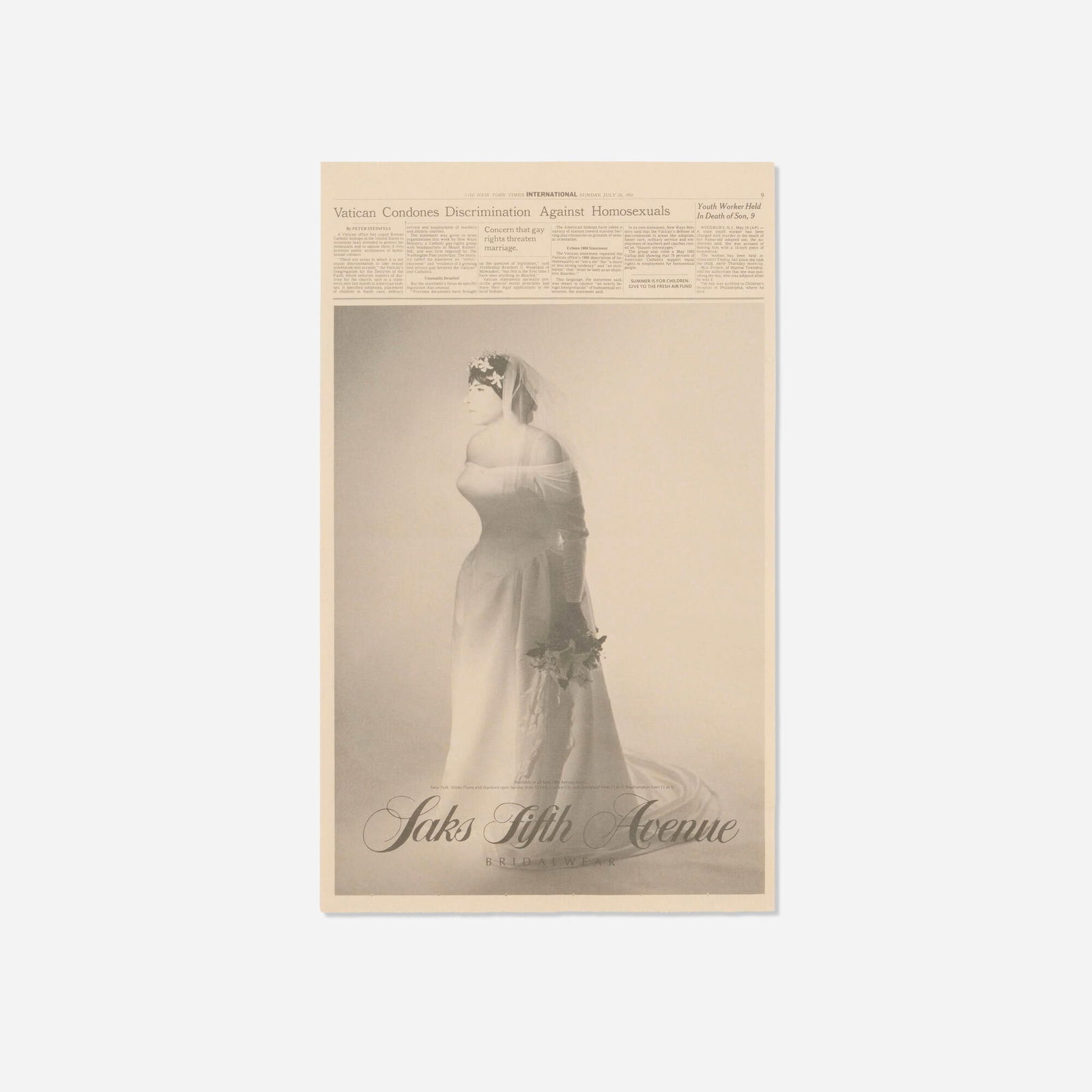 Robert Gober, Untitled (1 of 3)