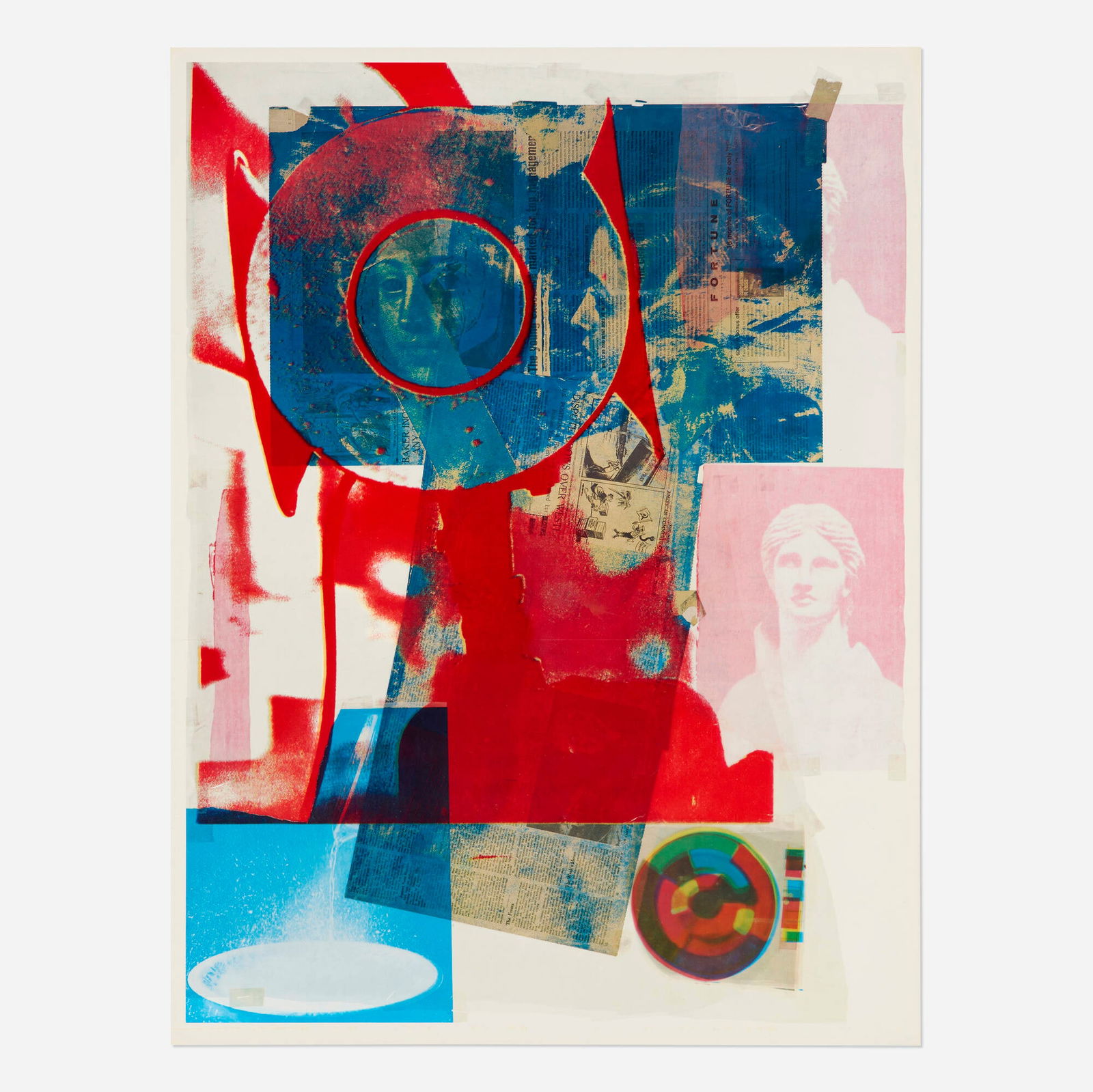Robert Rauschenberg, Quarry, Local One: Robert Rauschenberg Quarry, Local One 1968offset lithograph in colors image: 33.25 h x 24.875 w in (84 x 63 cm) sheet: 35.625 h x 26 w in (90 x 66 cm) This work is from the edition of 850 p