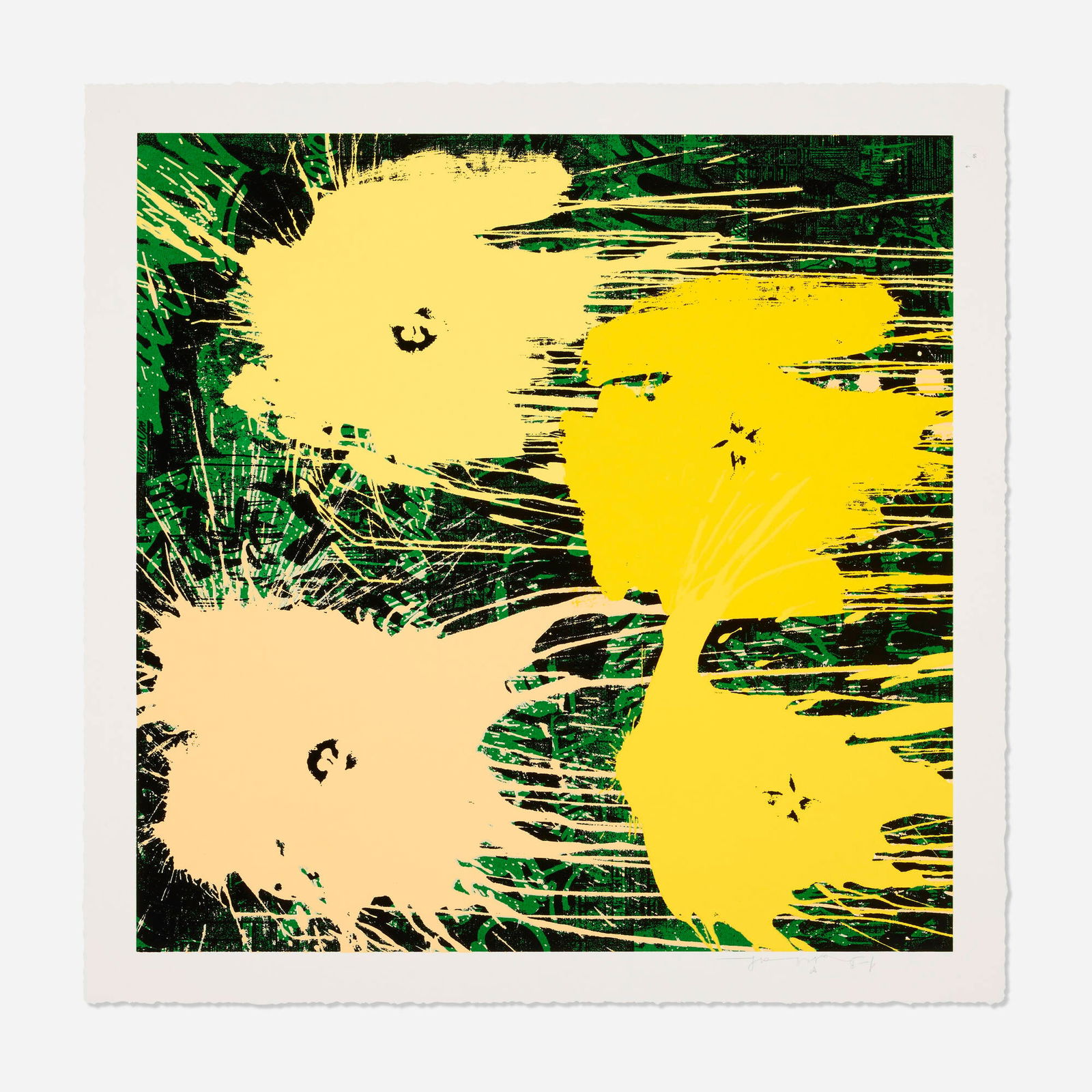 Mr. Brainwash, Flowar$ (Yellow) (1 of 2)