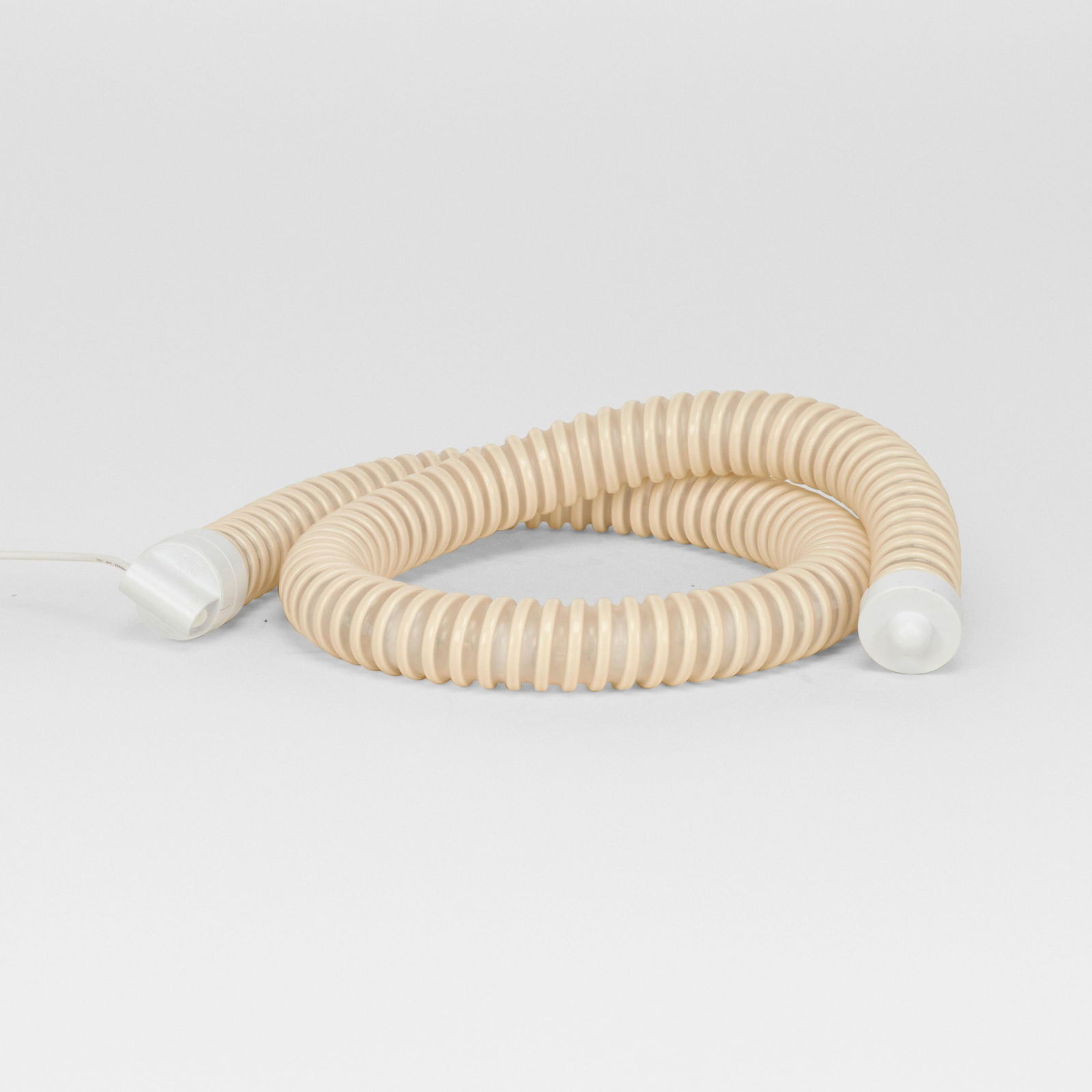 Livio Castiglioni and Gianfranco Frattini, Boalum lamp: Livio Castiglioni and Gianfranco Frattini Boalum lamp ArtemideItaly, 1970 / c. 2010internally lit plastic tubing 77 l x 2.75 dia in (196 x 7 cm) Molded manufacturer's mark to end cap 'Ar