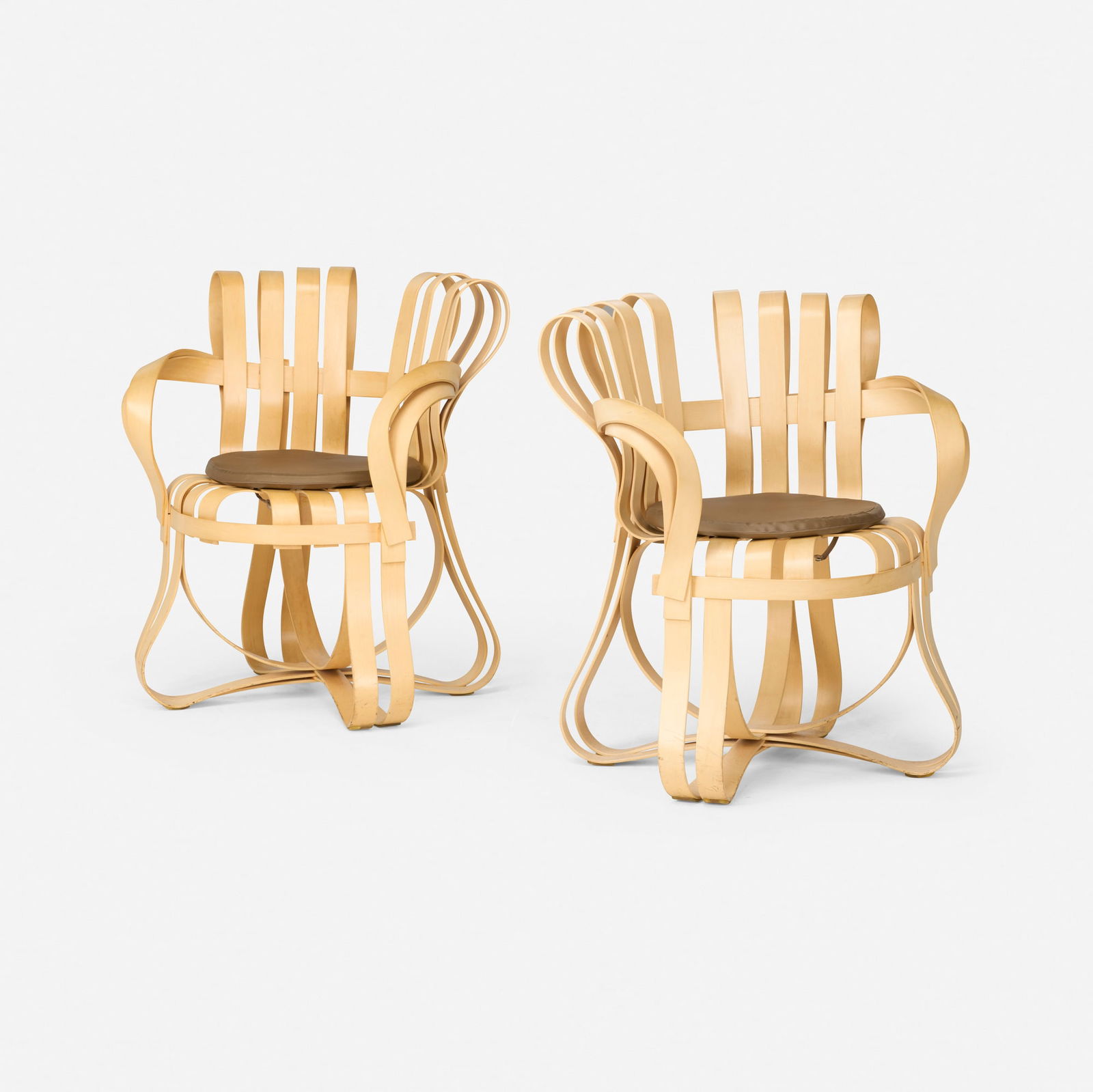 Frank Gehry, Cross Check armchairs, set of two (1 of 3)