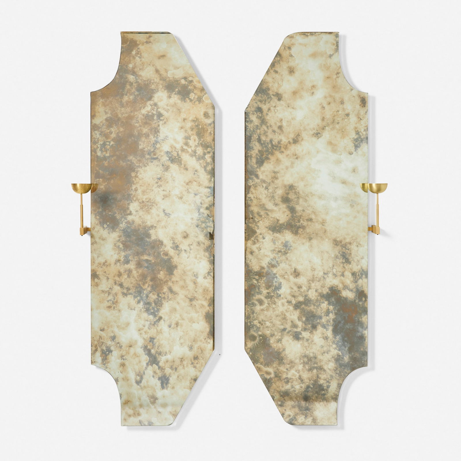 Ignacio Cuapio, Mirrors with candle sconce, pair (1 of 3)