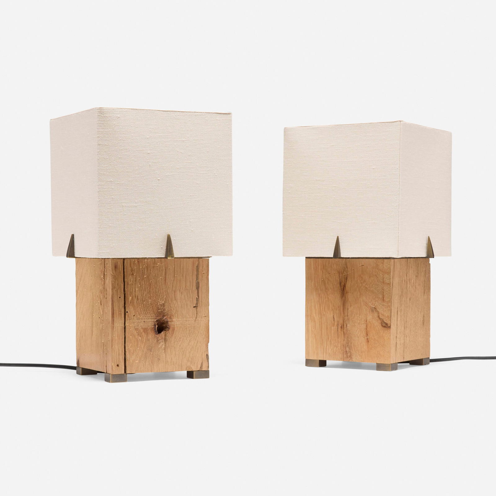 Blackman Cruz Workshop, Viga table lamps, pair (1 of 4)