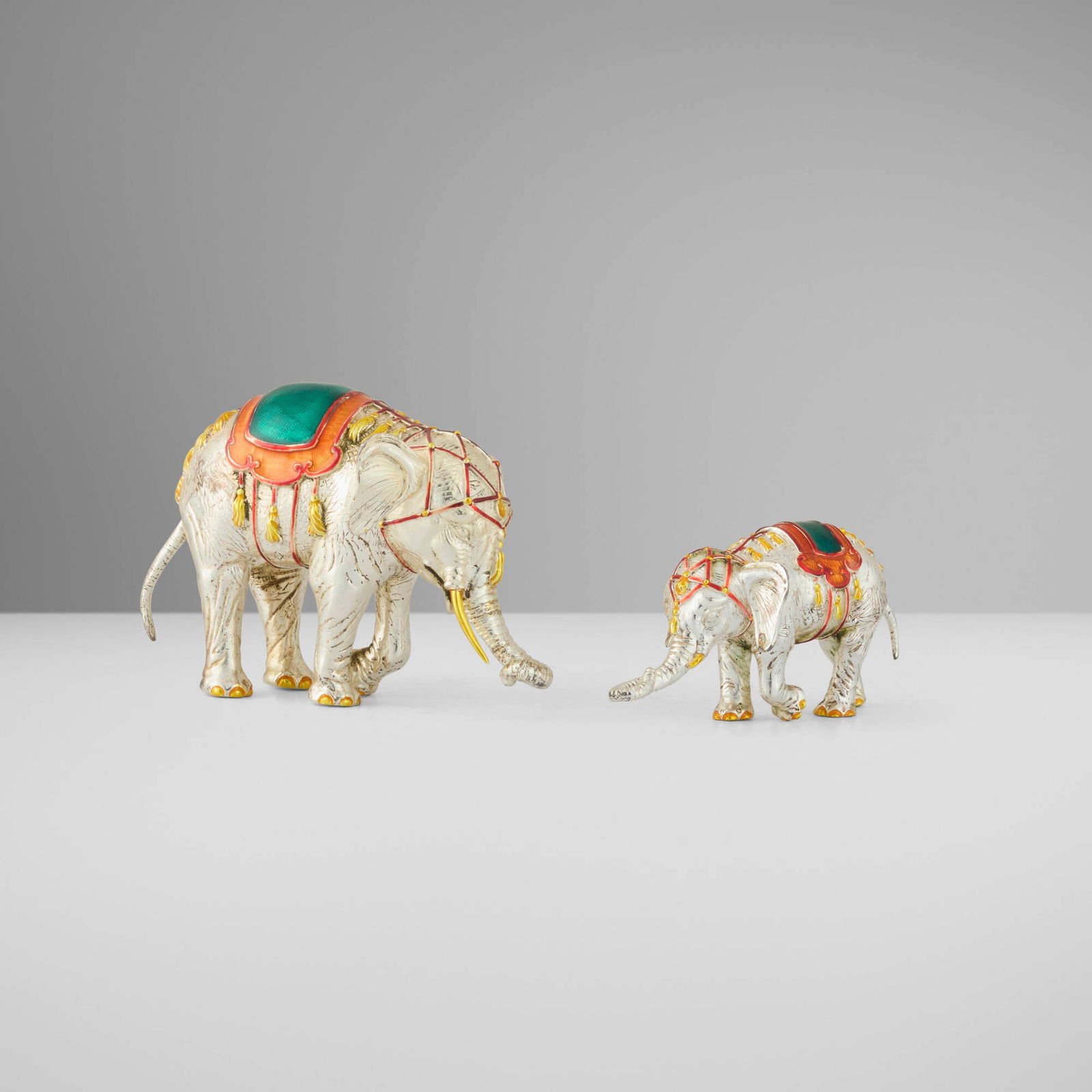 Gene Moore for Tiffany & Co., Two circus elephants (1 of 3)
